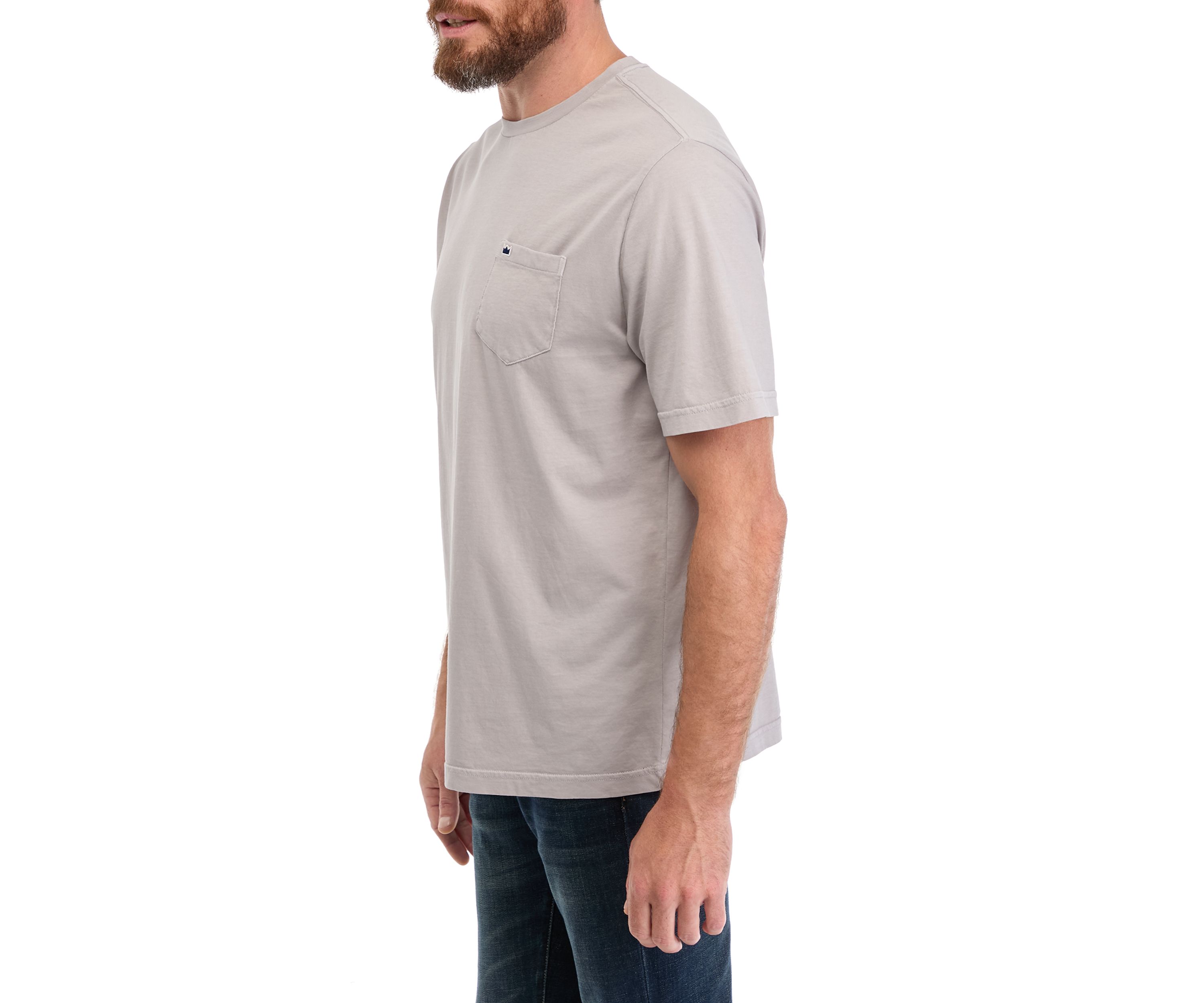 Short Sleeve Crew Neck Pocket T-Shirt