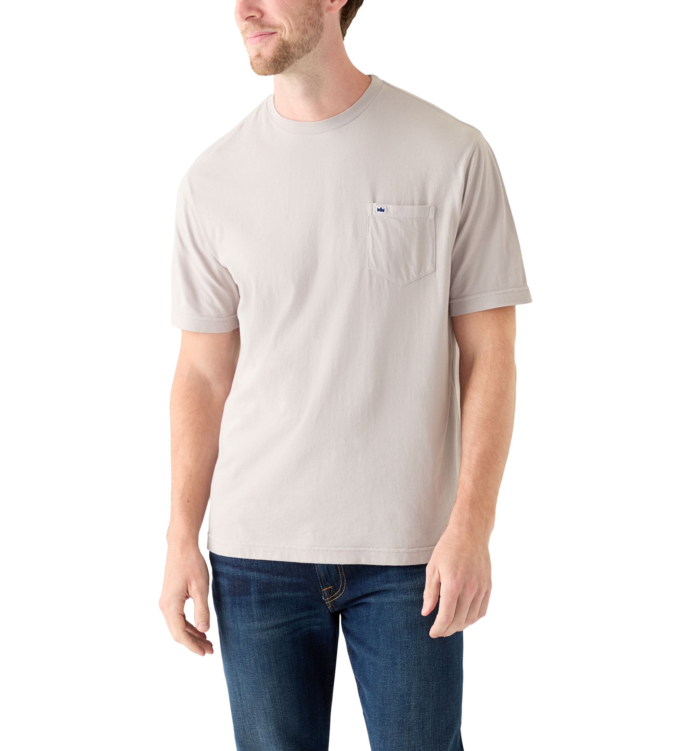 Crown & Ivy™ Short Sleeve Cotton Crew Pocket T-Shirt | Belk