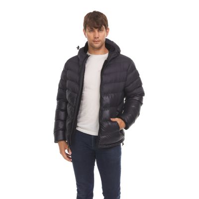 Dolce & Gabbana Men's Quilted Canvas Jacket with Hood