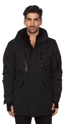  black snow jacket Mens Winter Jackets Western Aztec