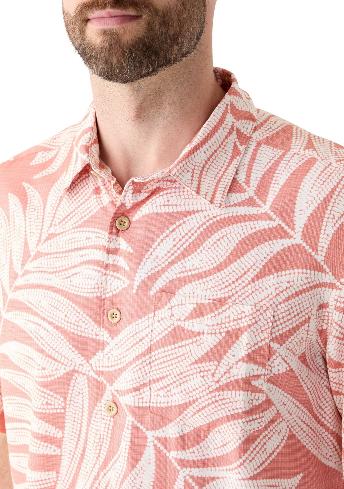 Mens Palu Bay Printed Woven Shirt