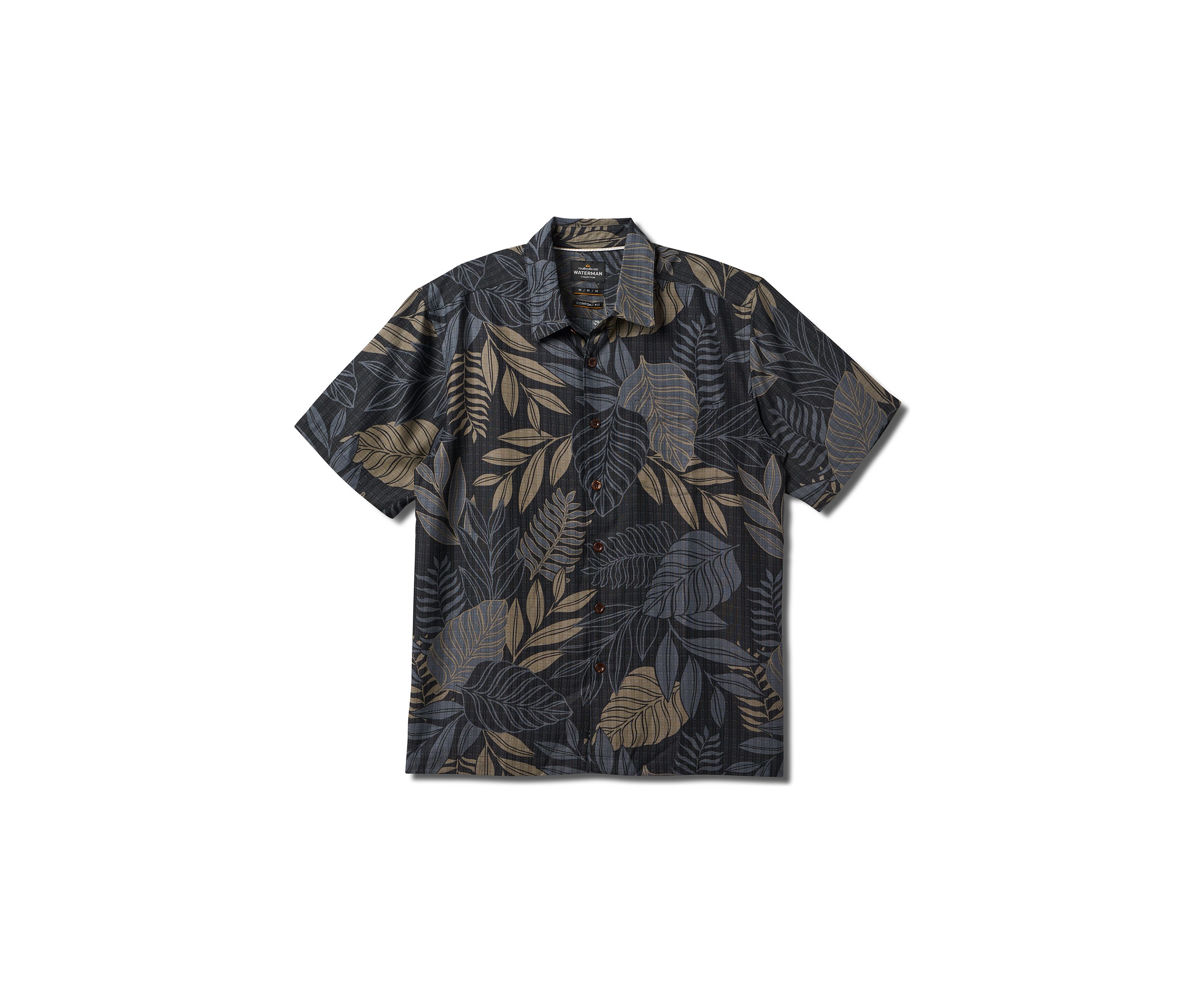 Mens White Sands Printed Woven Shirt