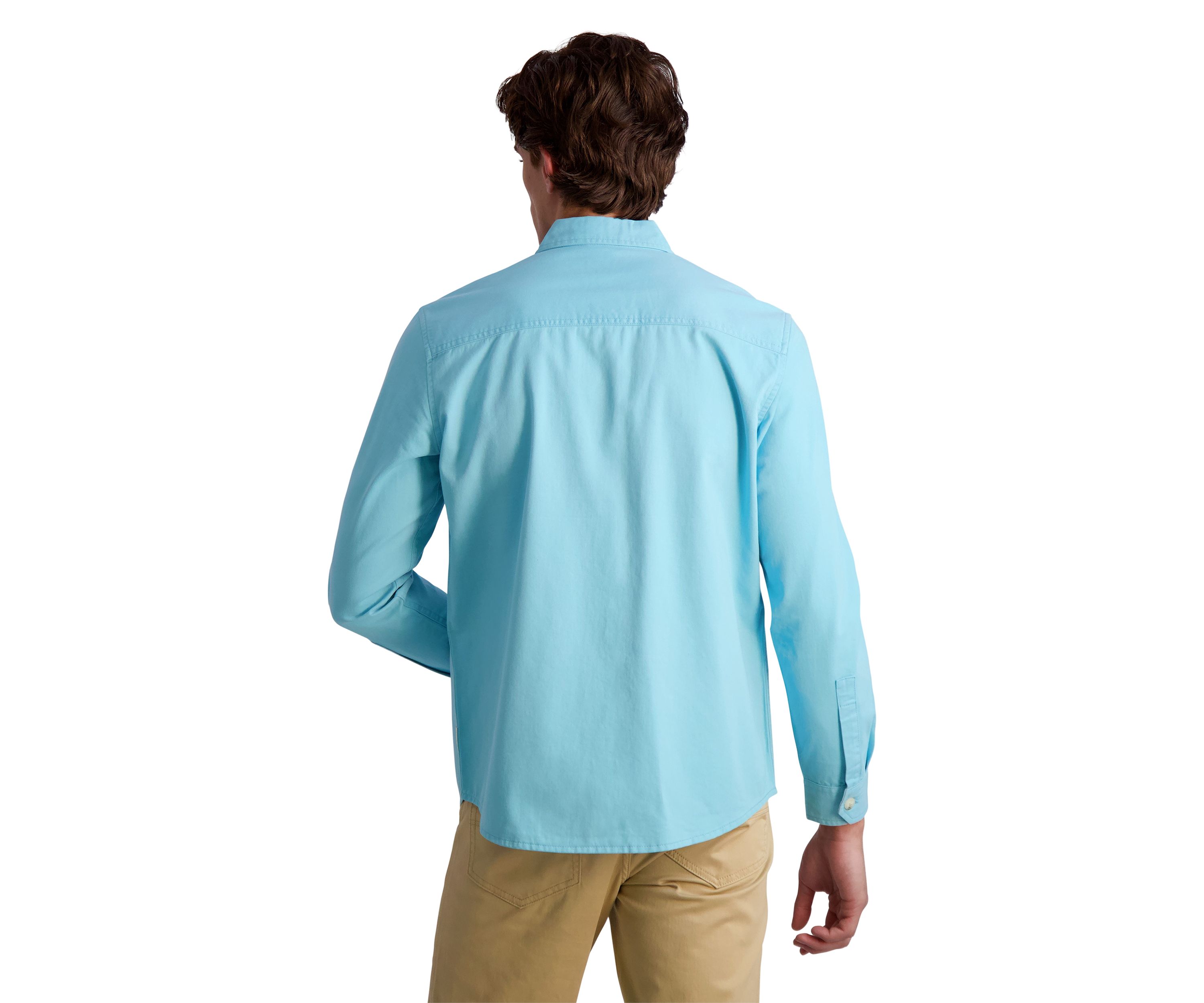 Mens Solid Twill Shacket