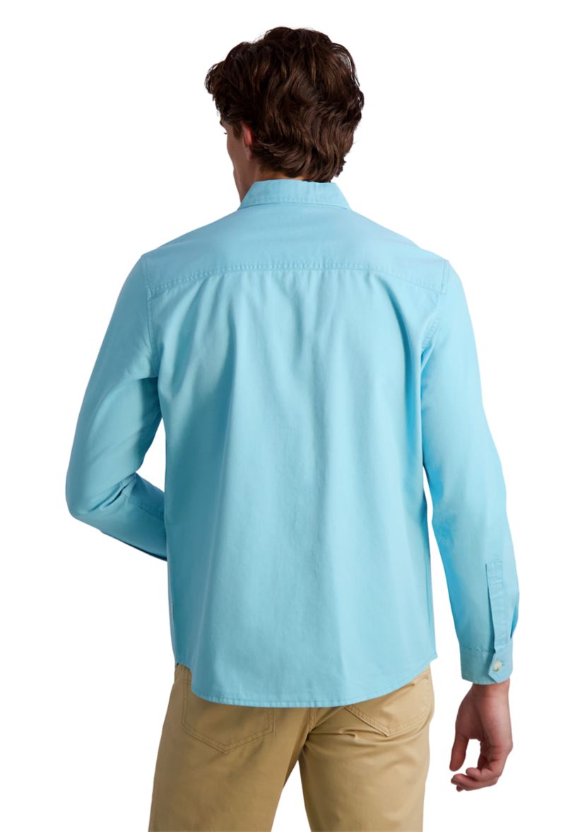 Mens Solid Twill Shacket