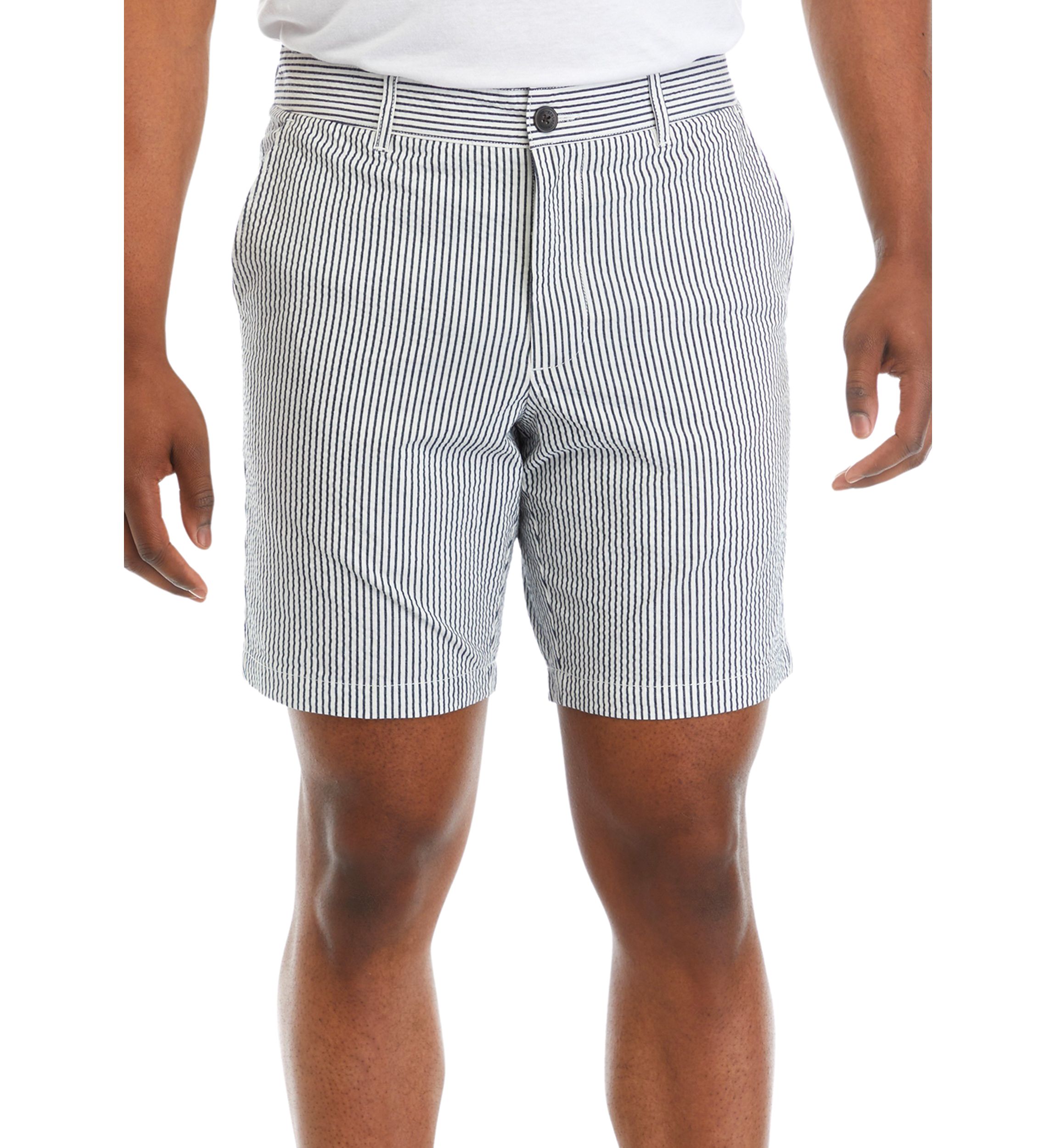 Striped Seersucker Shorts
