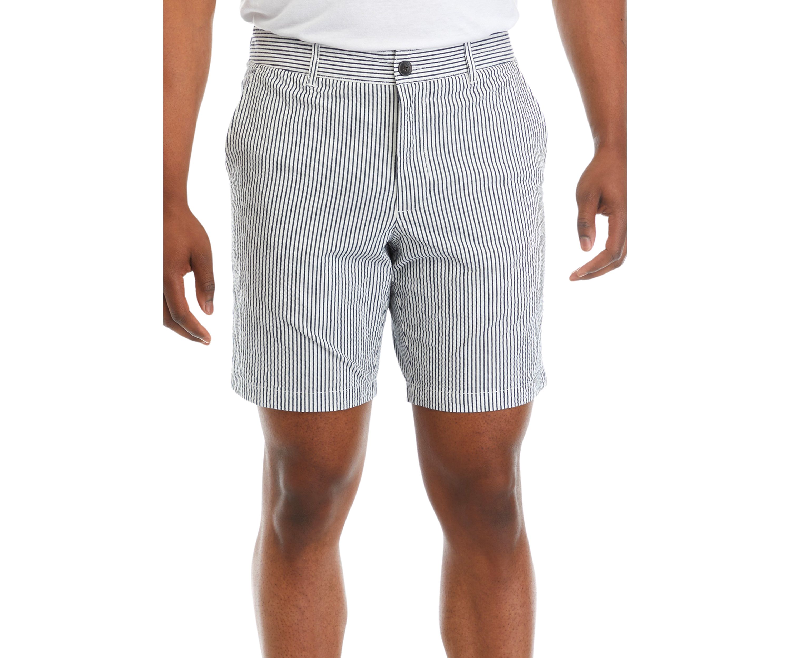 Striped Seersucker Shorts