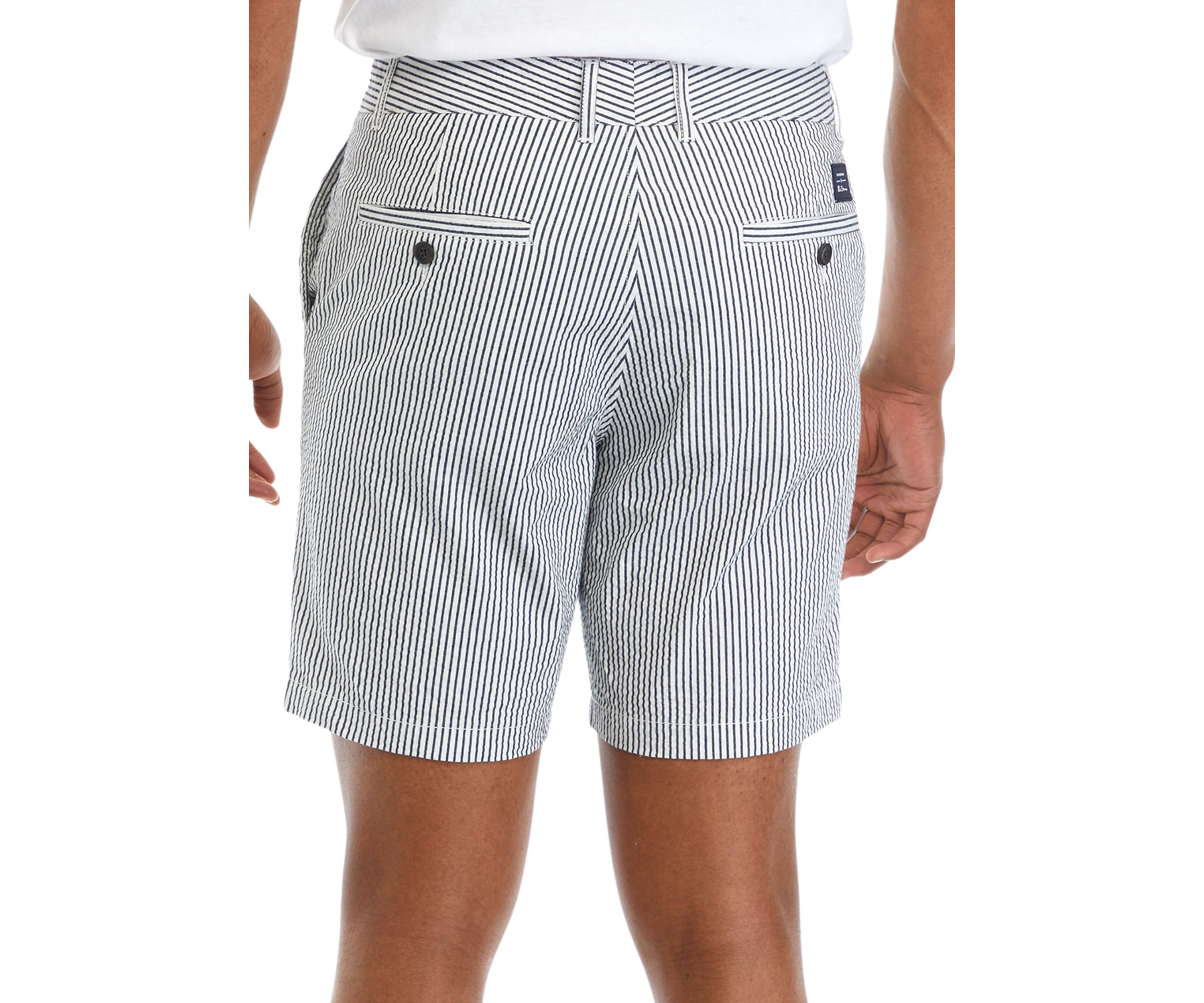 Striped Seersucker Shorts