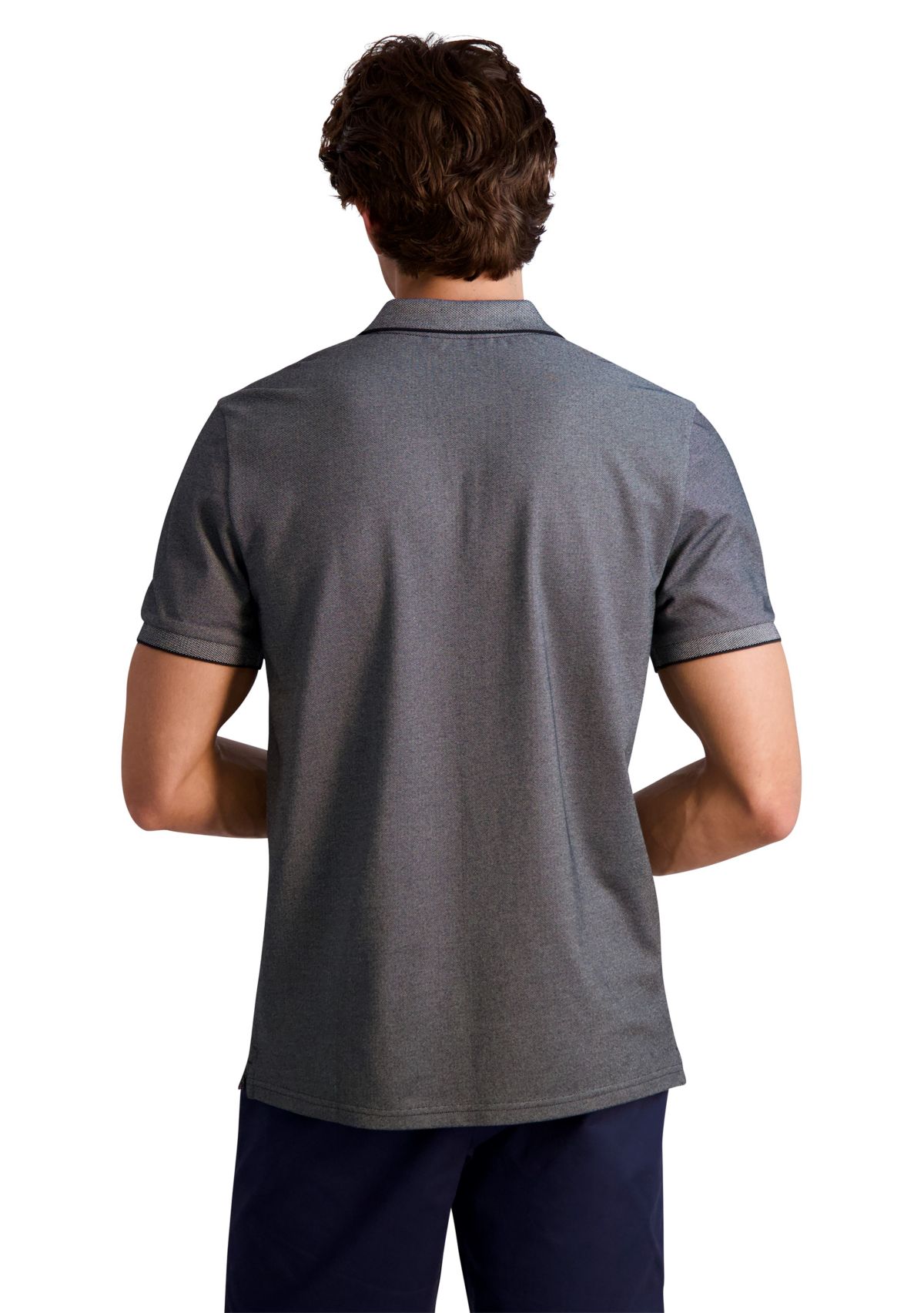 Mens Short Sleeve Birdseye Pique Polo Shirt