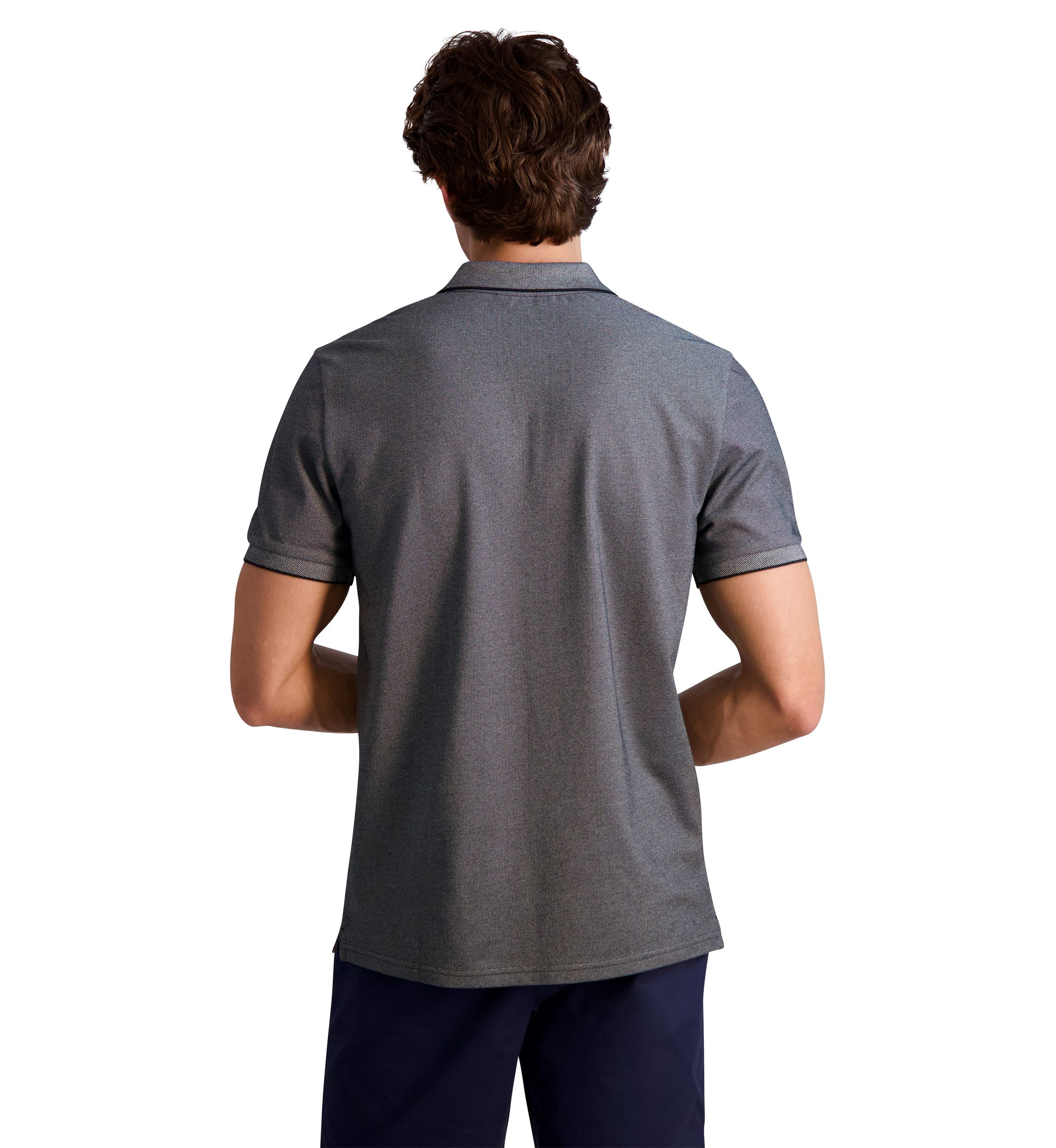 Mens Short Sleeve Birdseye Pique Polo Shirt