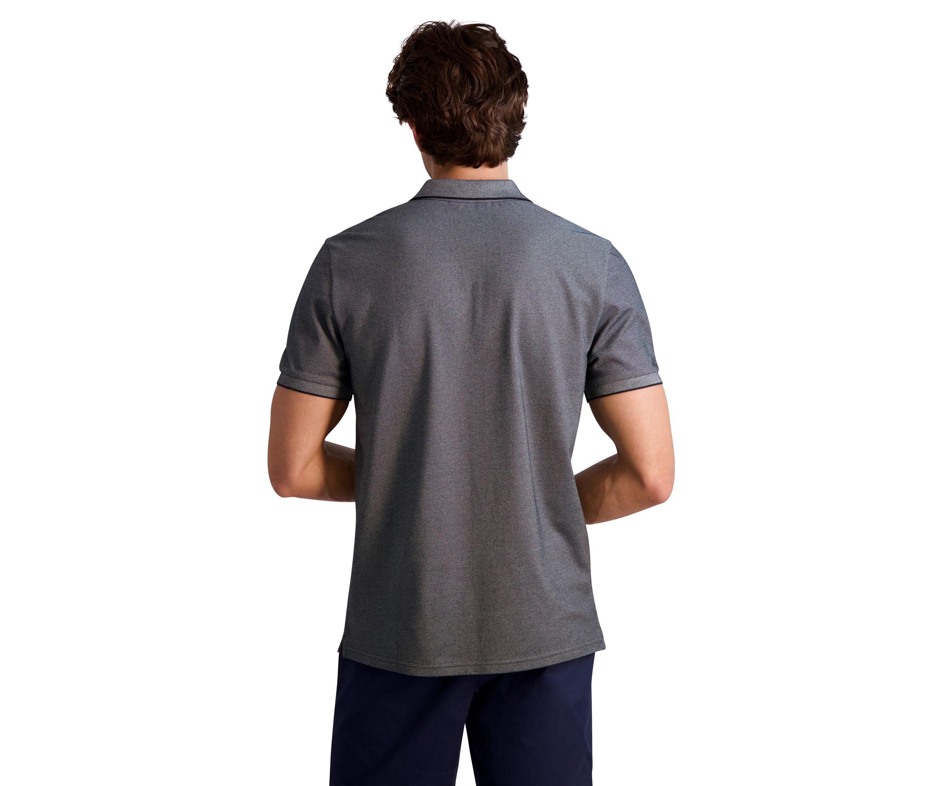Mens Short Sleeve Birdseye Pique Polo Shirt