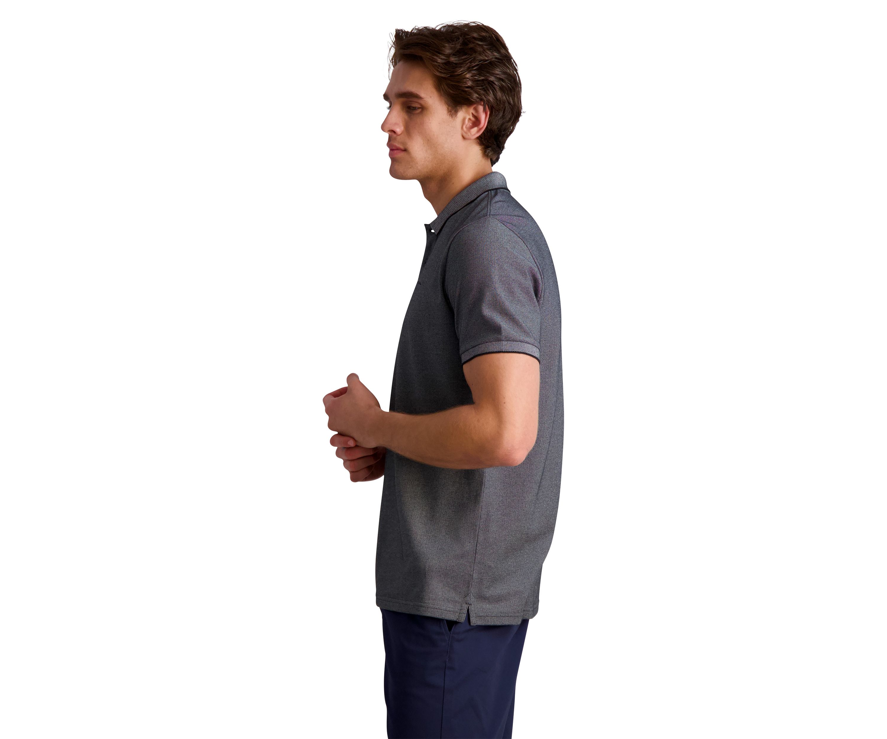Mens Short Sleeve Birdseye Pique Polo Shirt