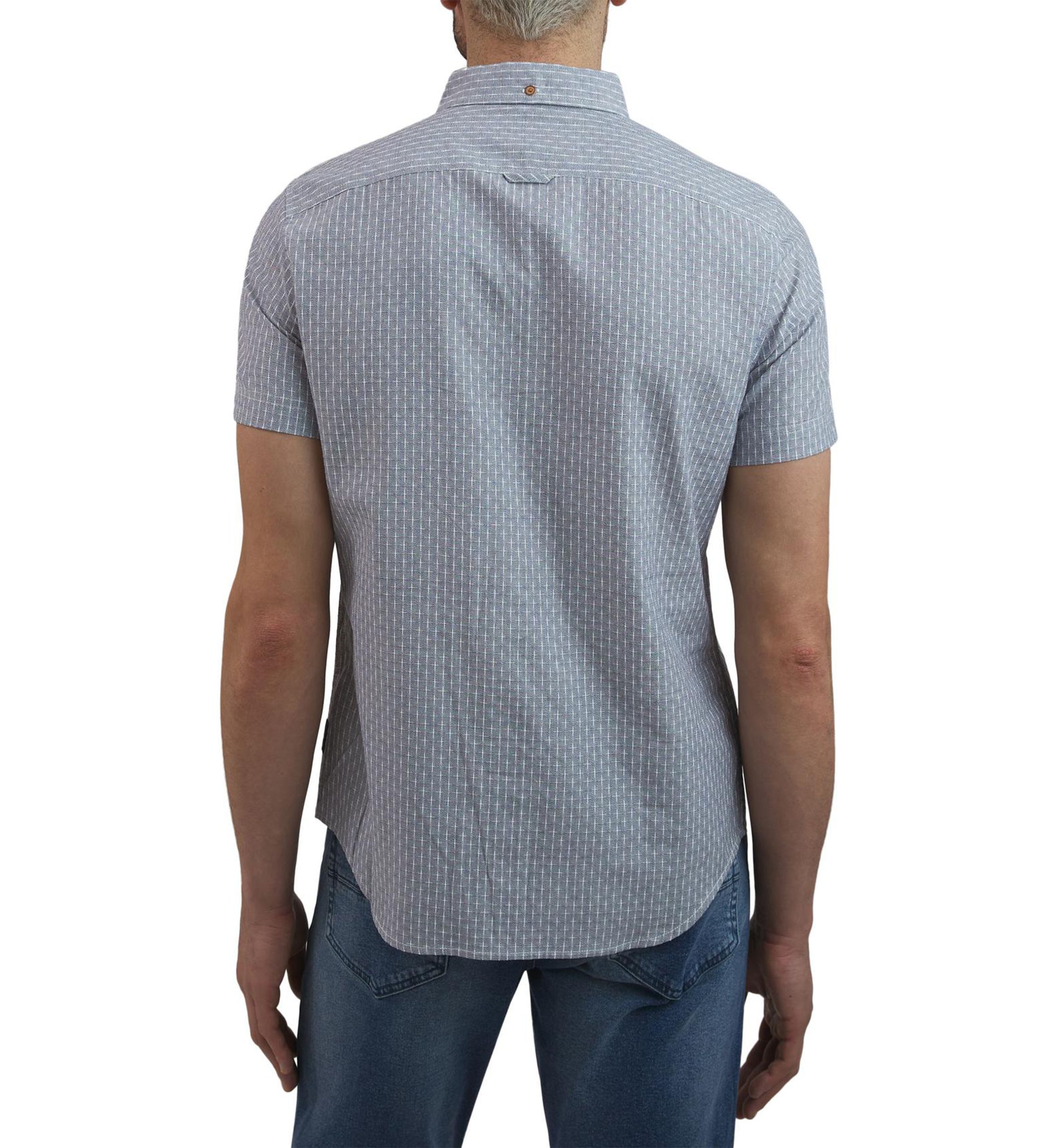 Mens Neats Printed Dobby Button Down Shirt