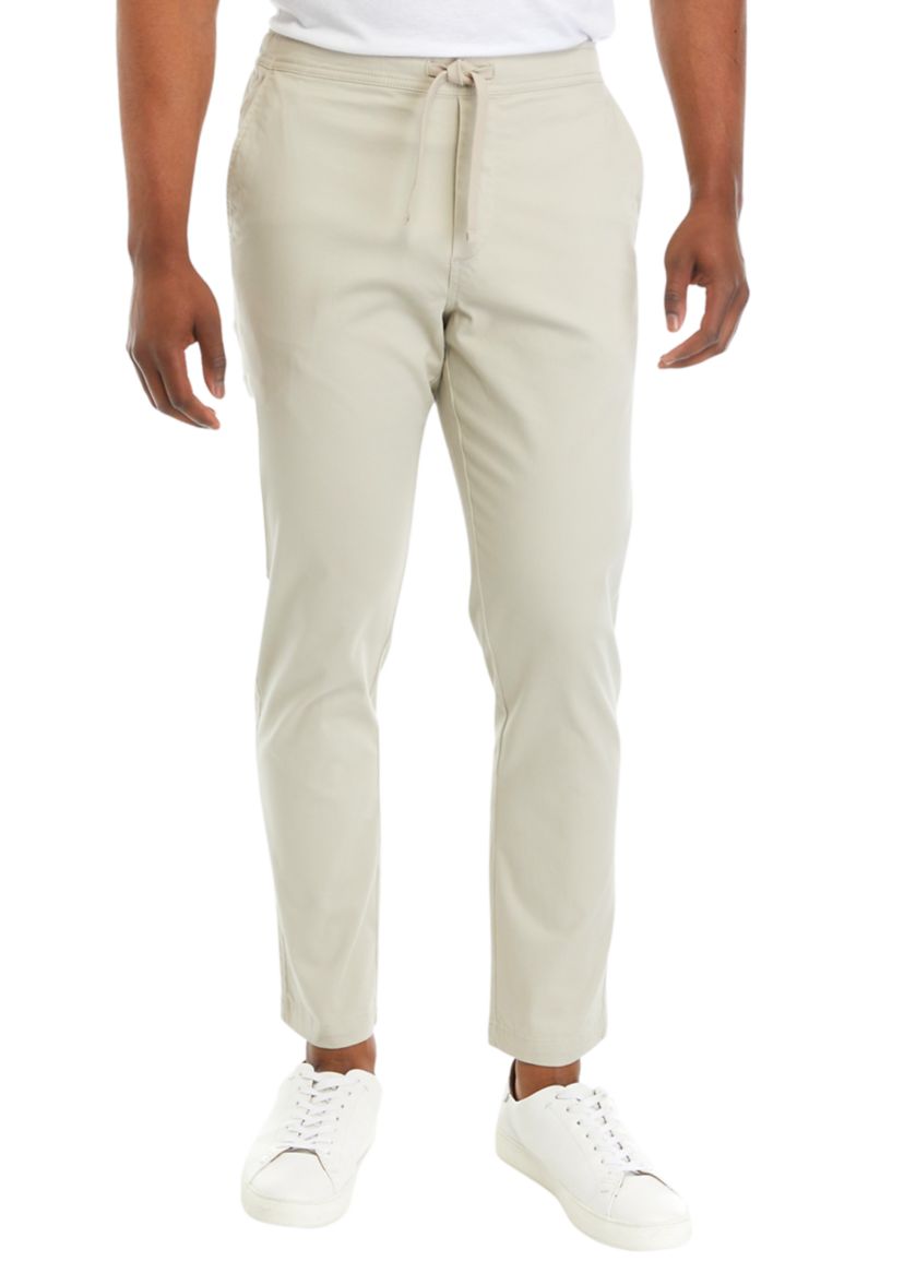 Mens Sateen Pull On Pants
