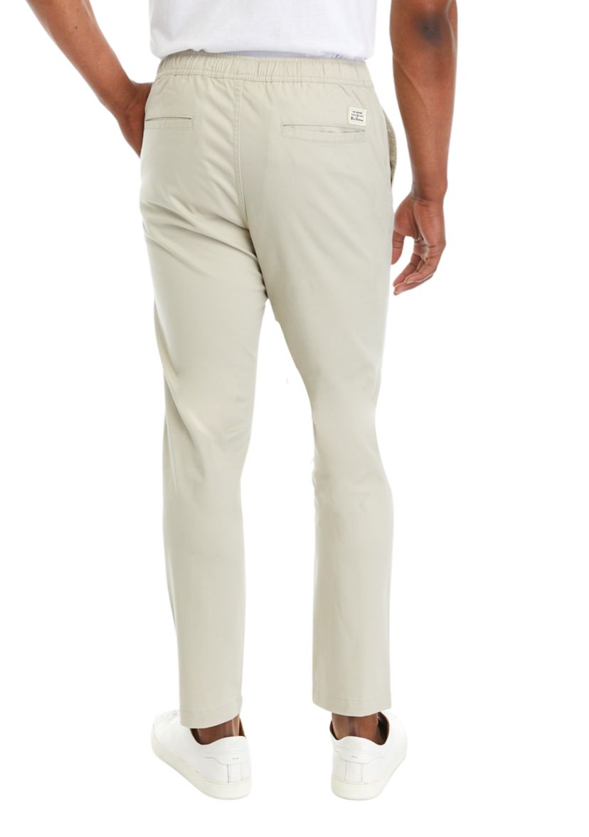 Mens Sateen Pull On Pants