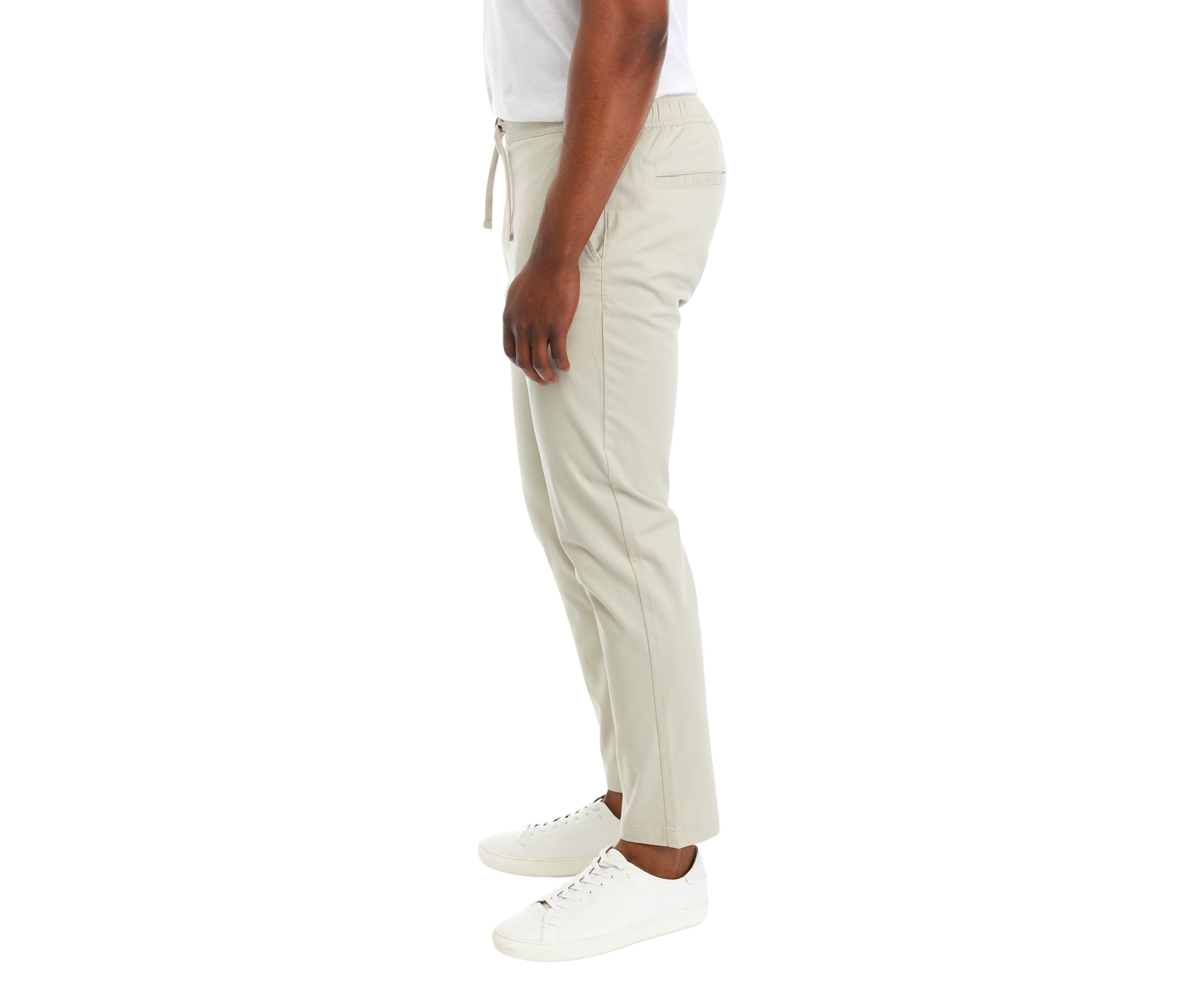 Mens Sateen Pull On Pants