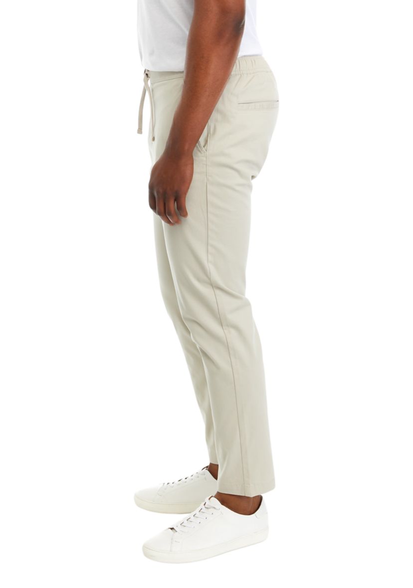 Mens Sateen Pull On Pants