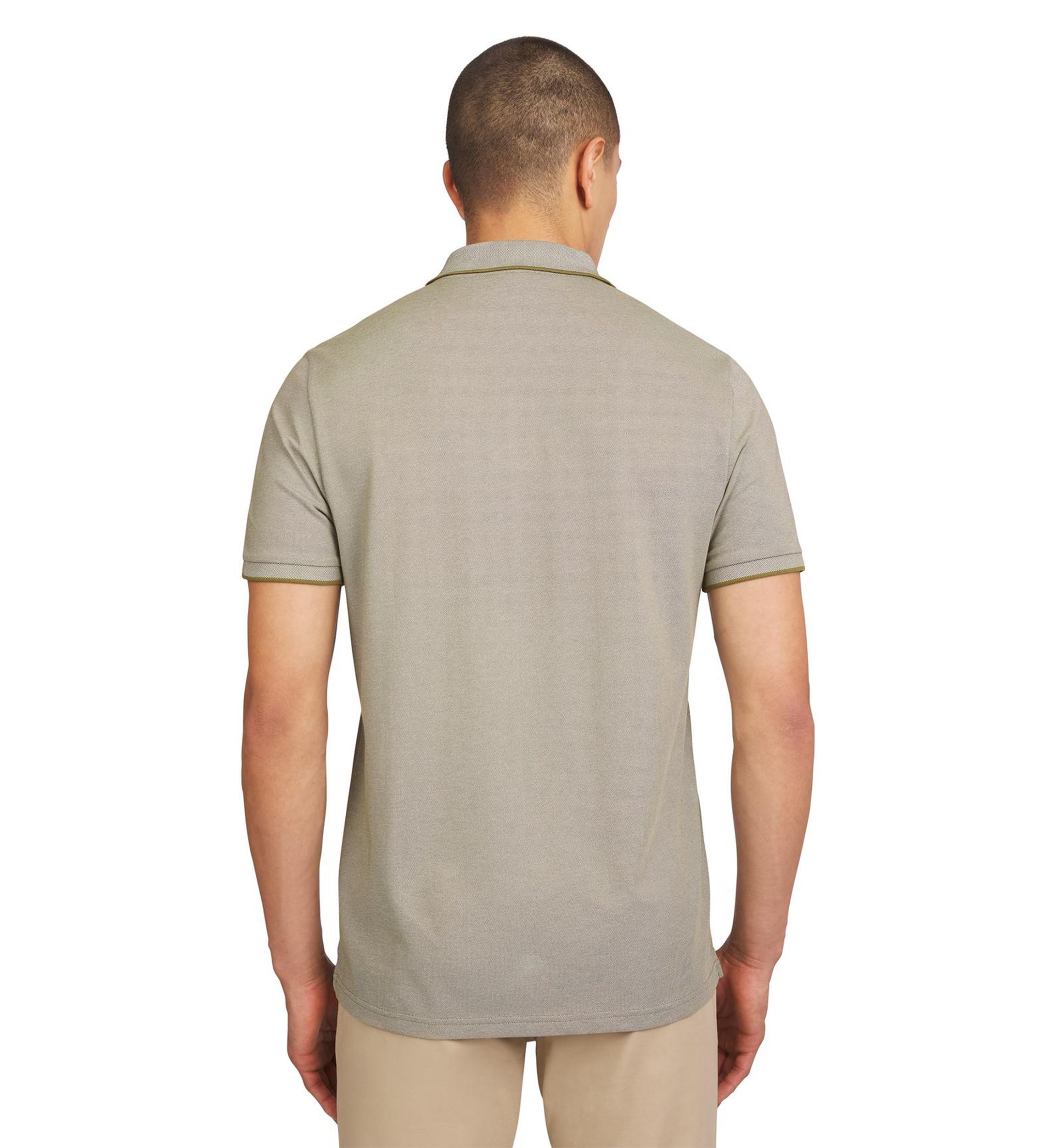 Mens Short Sleeve Solid Birdseye Piqué Polo Shirt