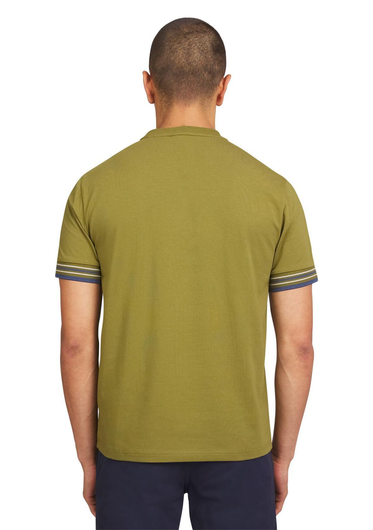 Mens Collegiate Ringer Crew Neck T-Shirt