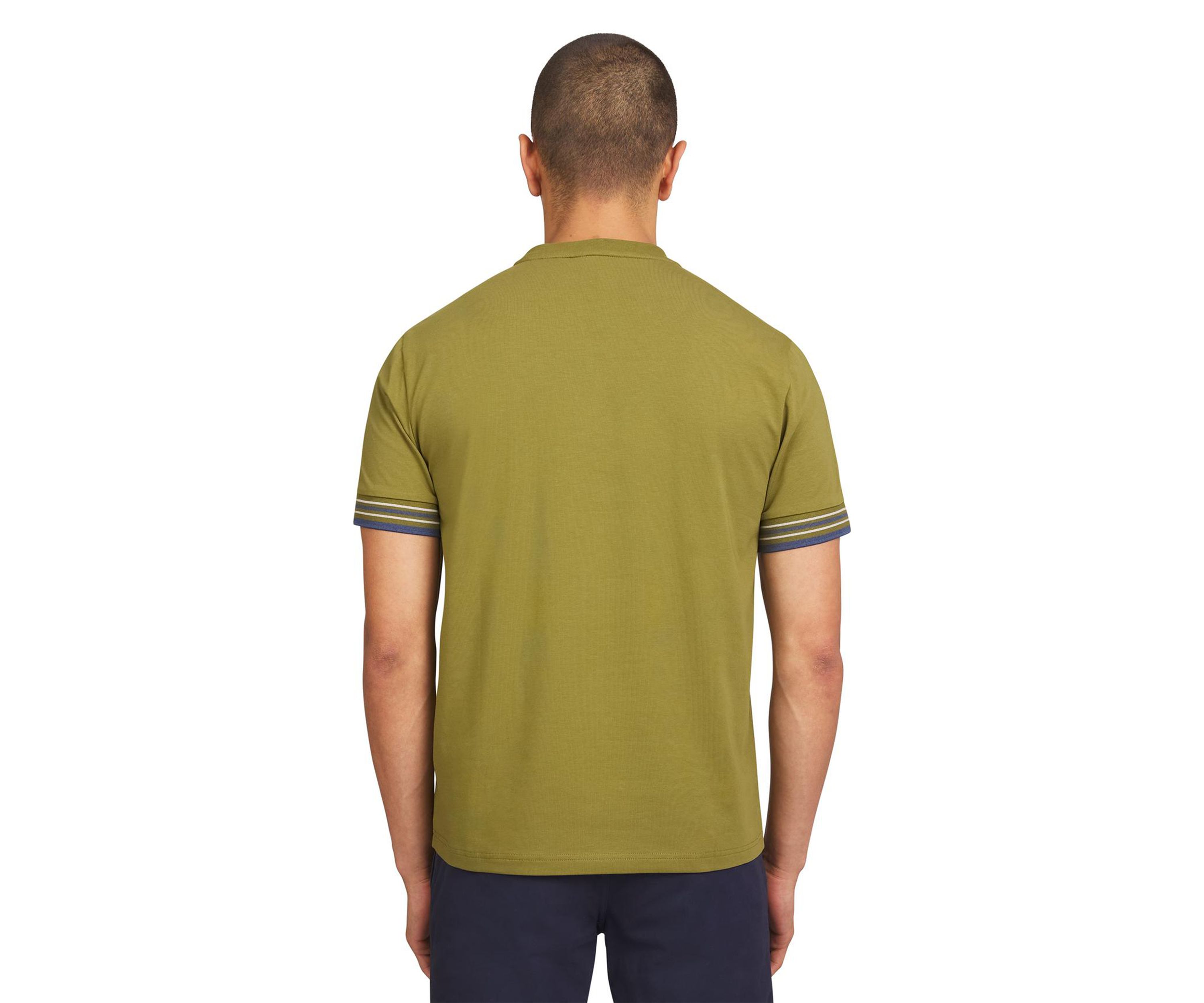 Mens Collegiate Ringer Crew Neck T-Shirt