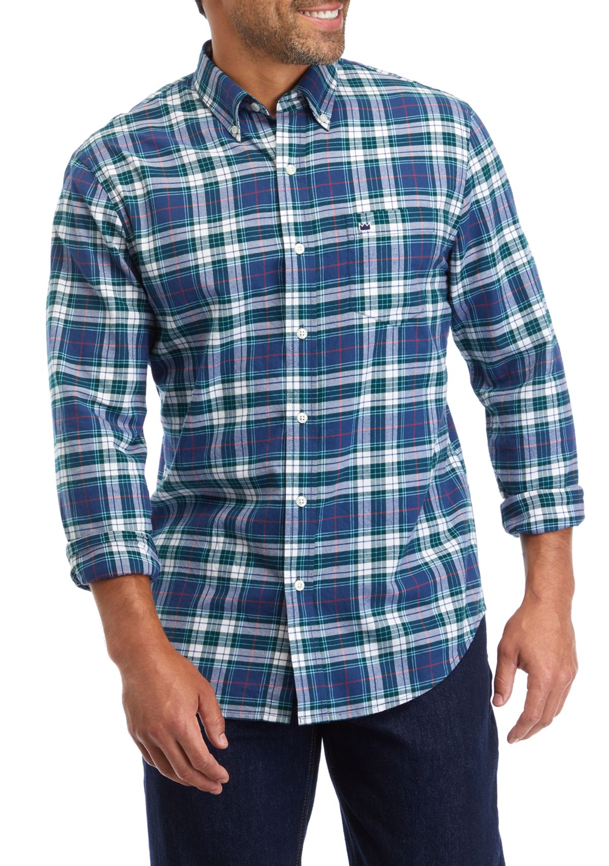 Twill Plaid Shirt