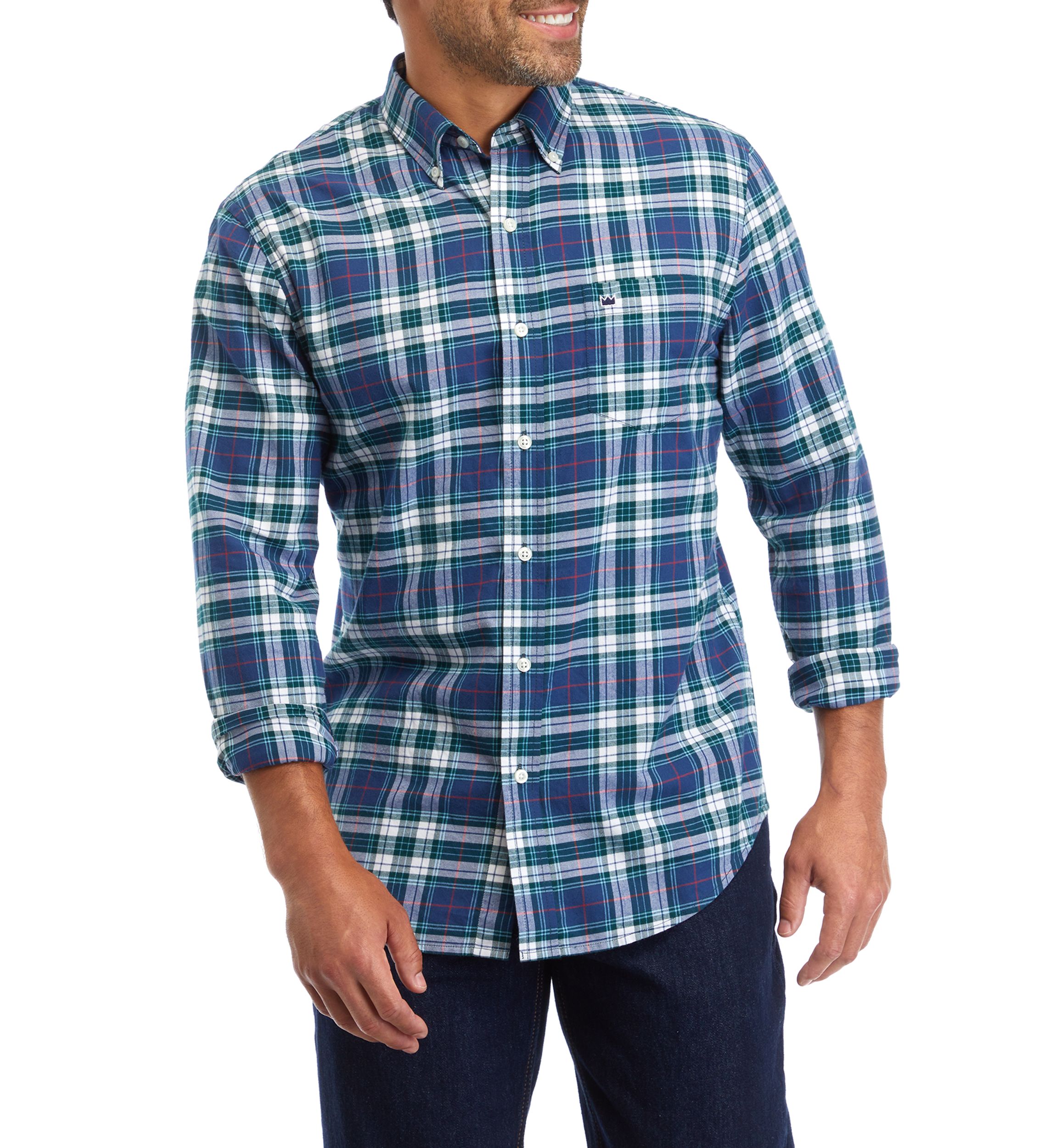 Twill Plaid Shirt