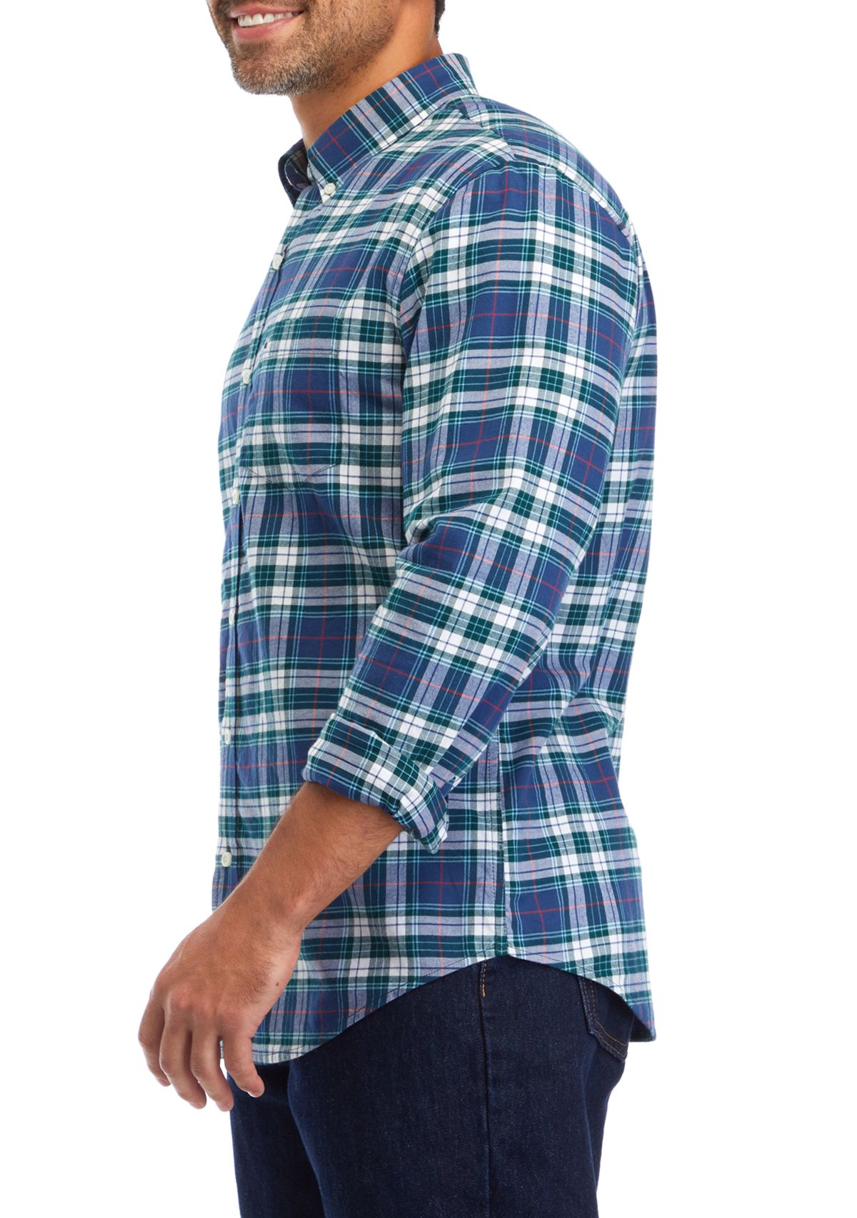 Twill Plaid Shirt