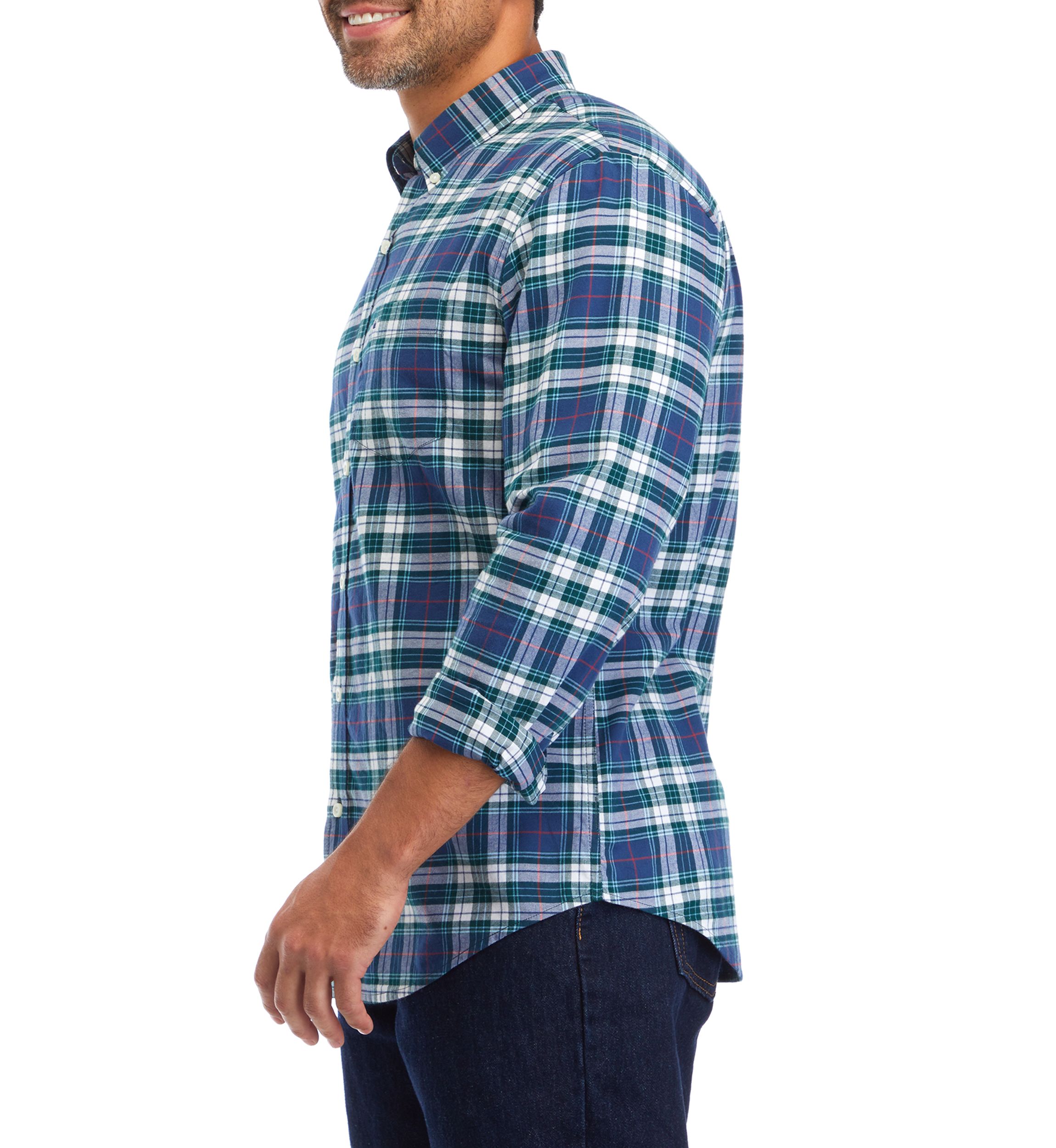 Twill Plaid Shirt