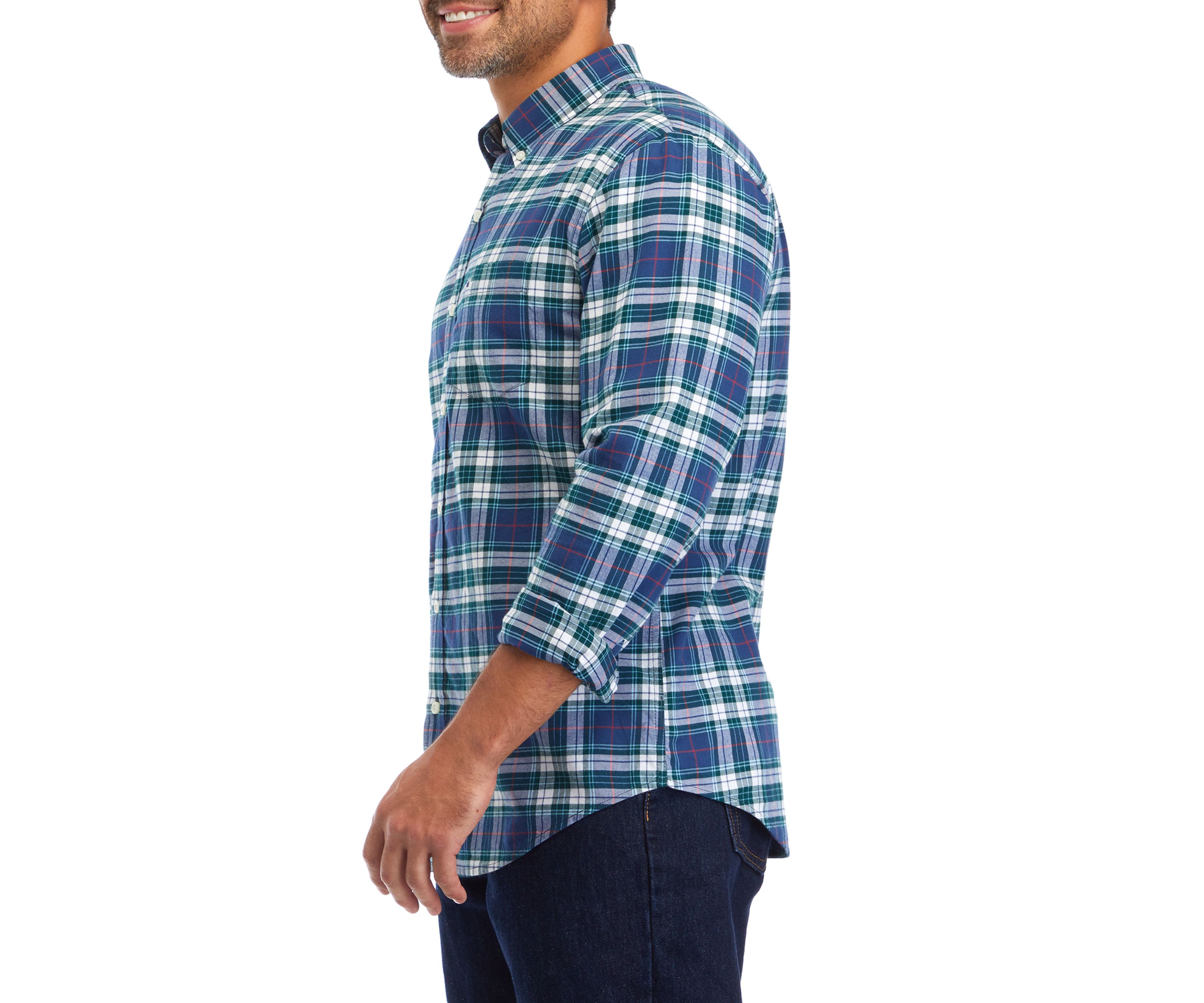 Twill Plaid Shirt