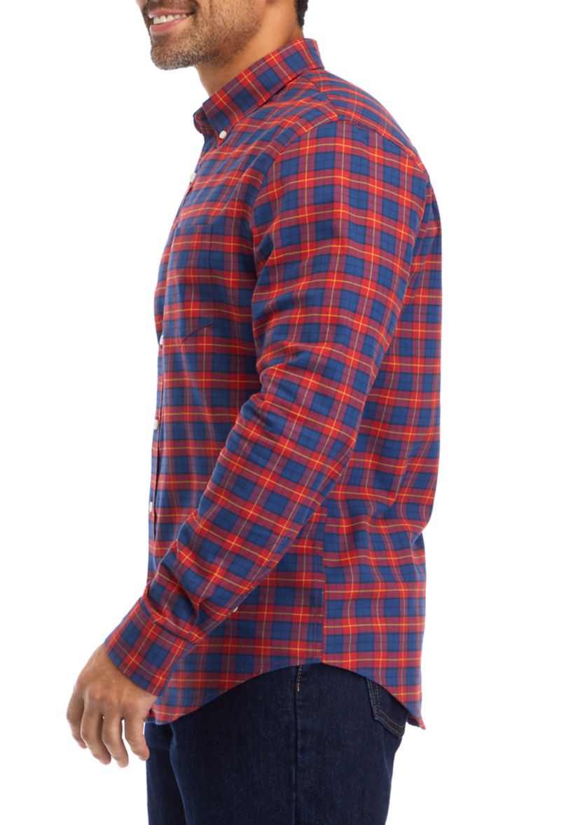 Twill Plaid Shirt