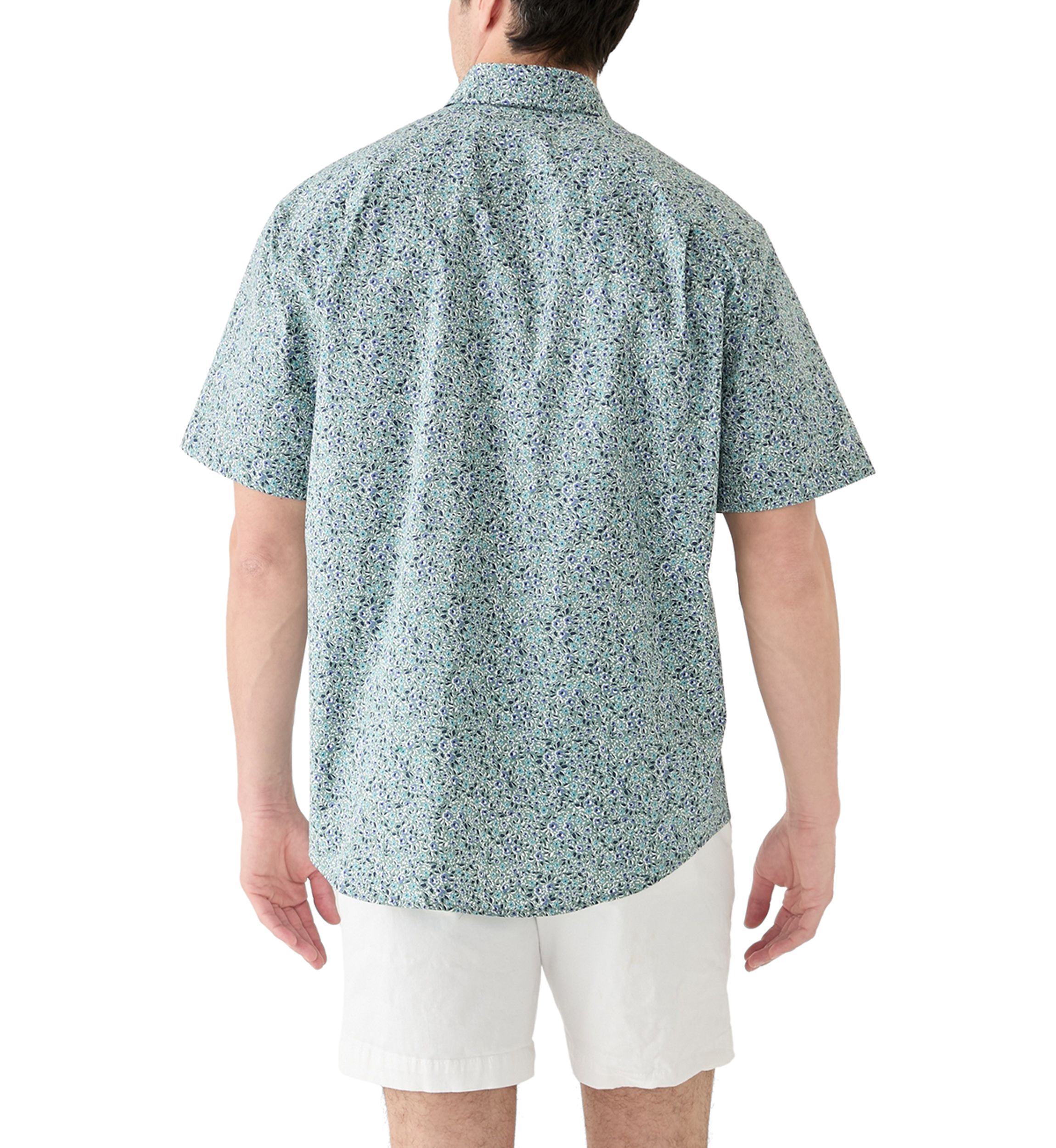 Poplin Printed Short Sleeve Shirt