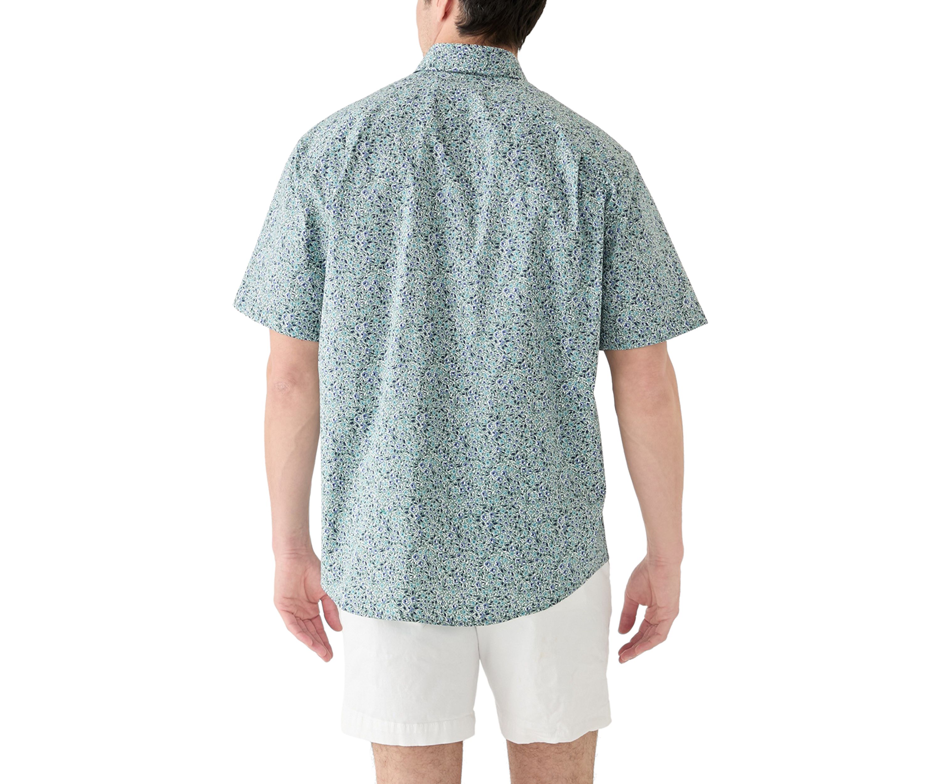 Poplin Printed Short Sleeve Shirt