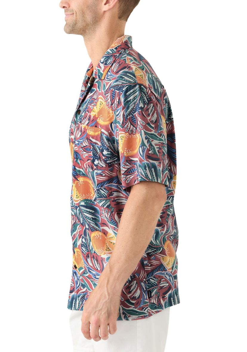 Short Sleeve Printed Camp Shirt