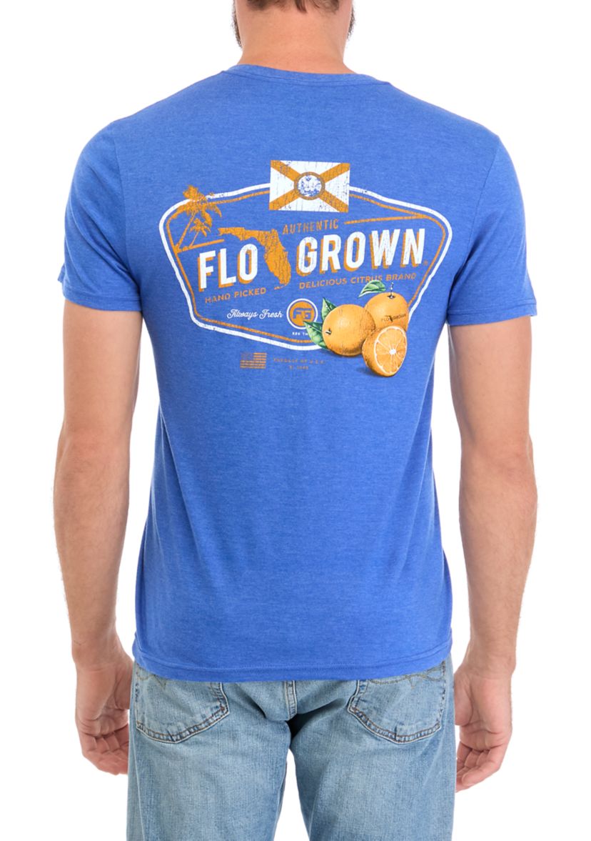 Mens Vintage Orange Label Graphic T-Shirt 