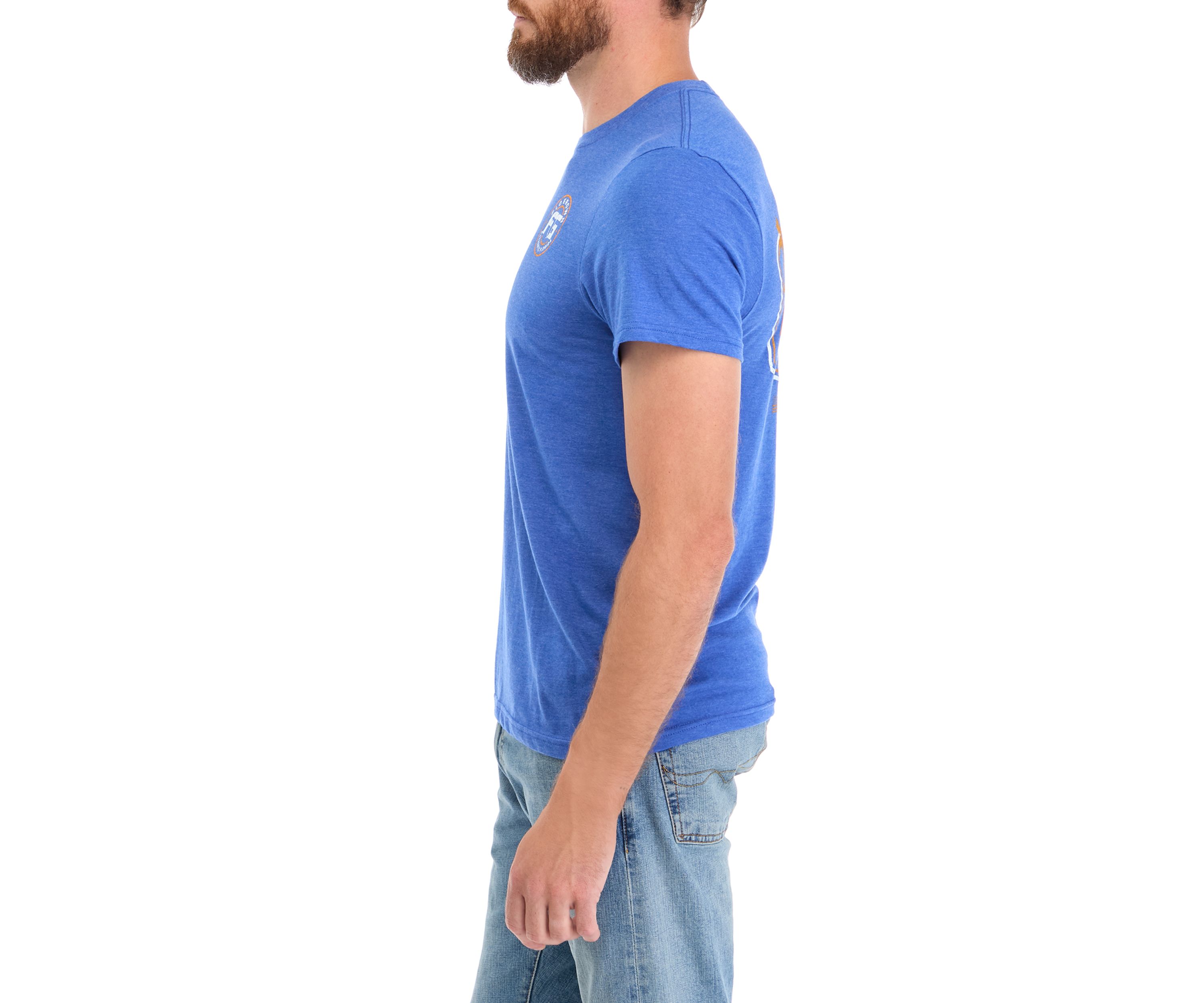 Mens Vintage Orange Label Graphic T-Shirt 