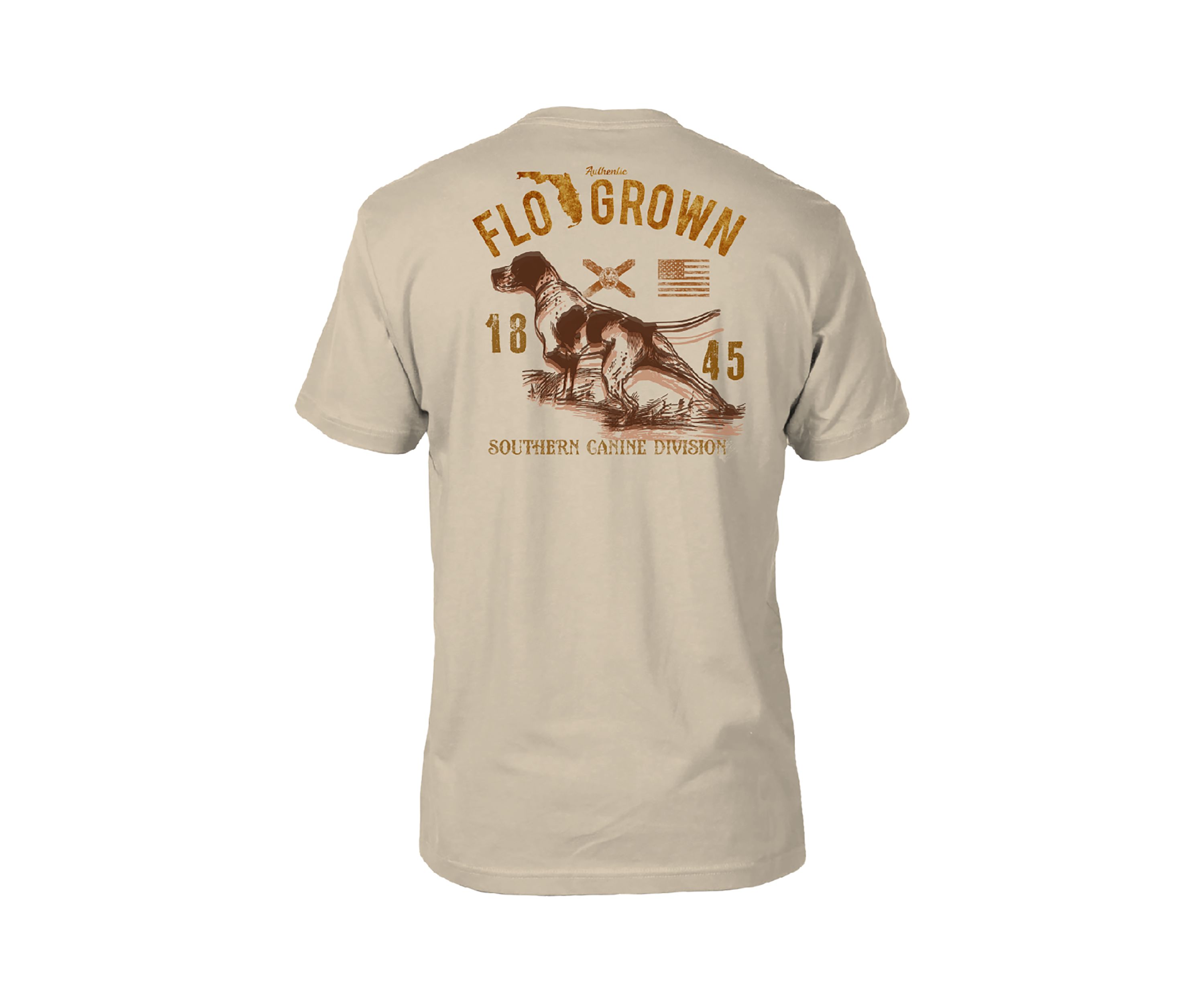 Mens Hound Dog Beware Graphic T-Shirt