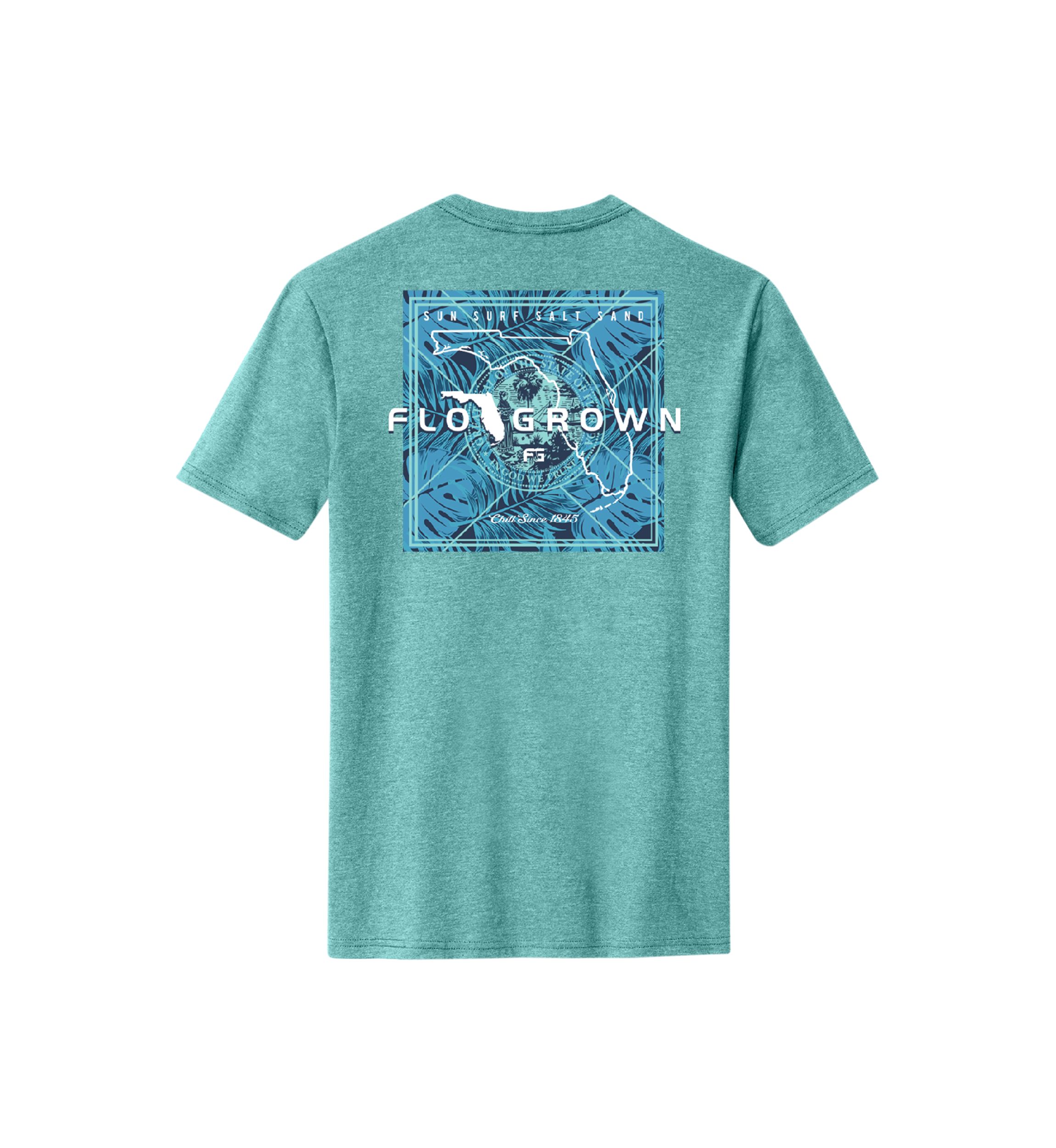 Mens Surf Flag Graphic T-Shirt