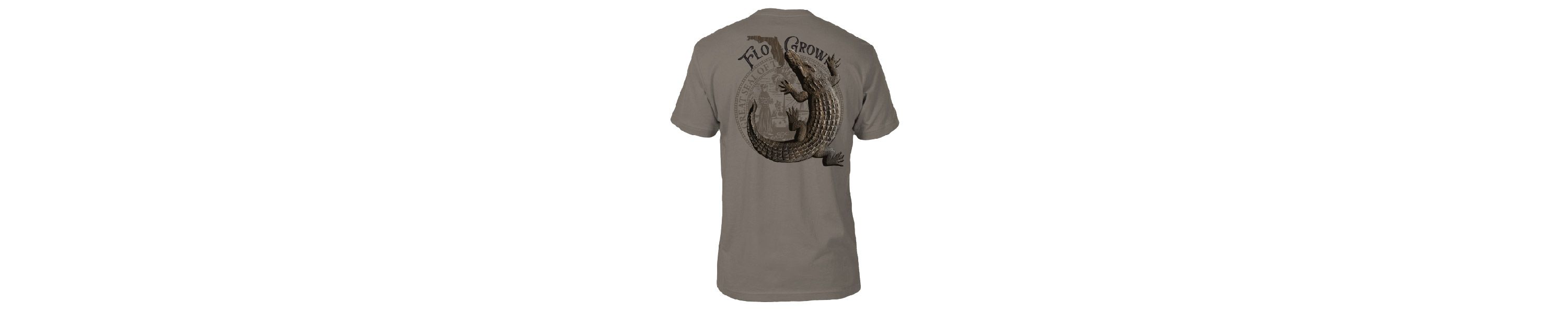 Mens Wood Gator Graphic T-Shirt