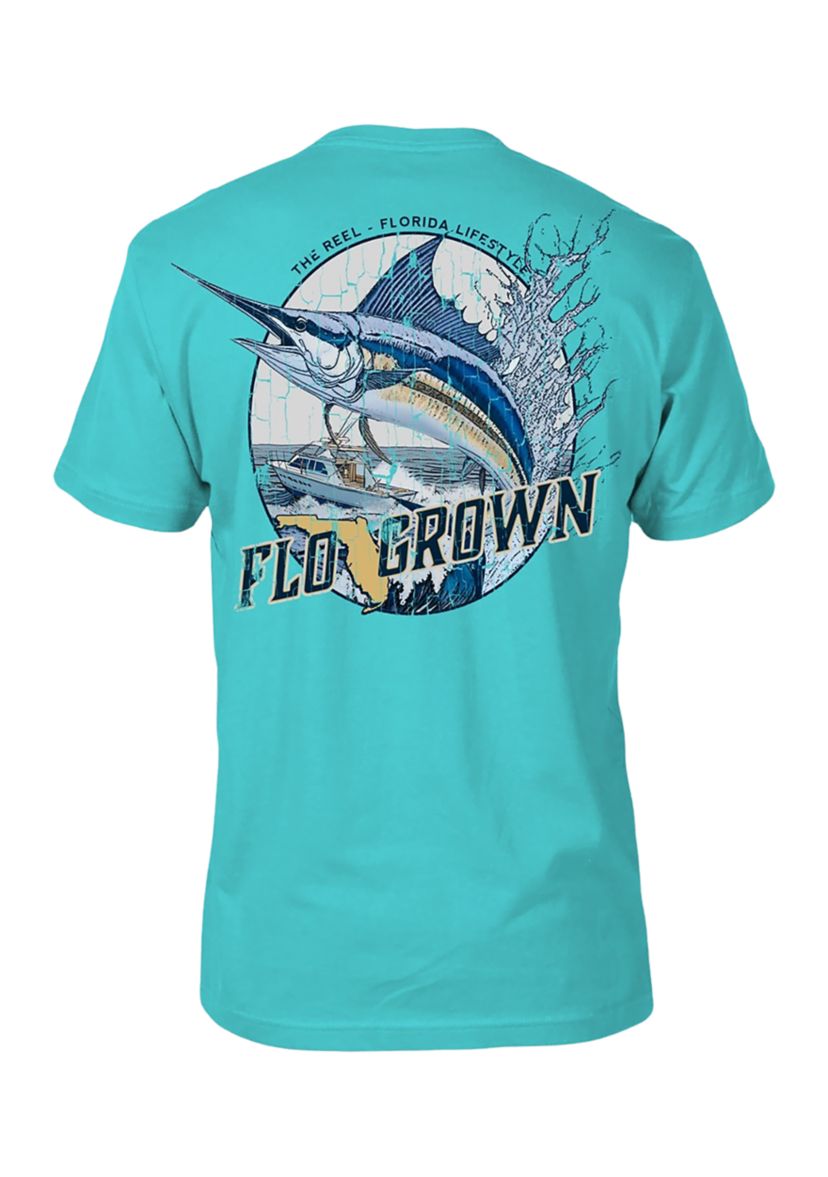 Mens Marlin Jump Graphic T-Shirt