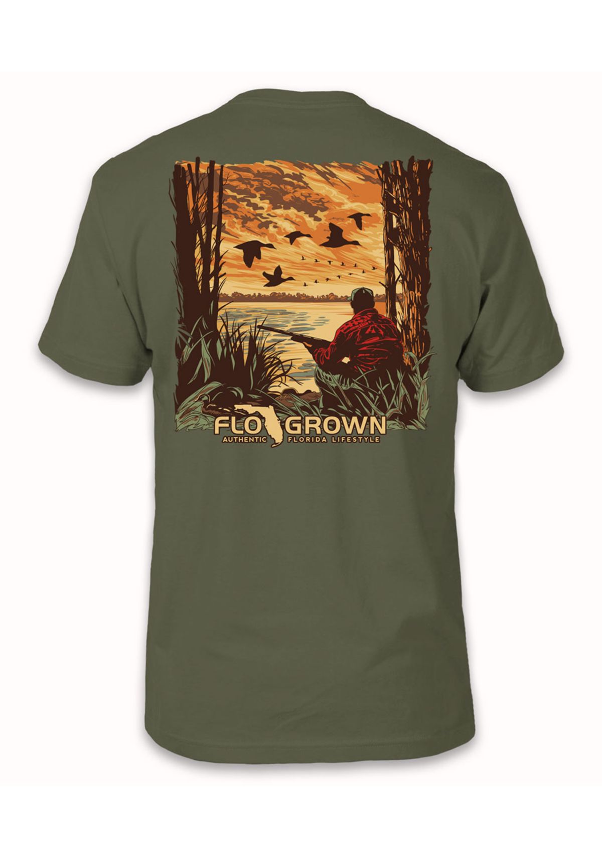 Mens Duck Hunting Graphic T-Shirt