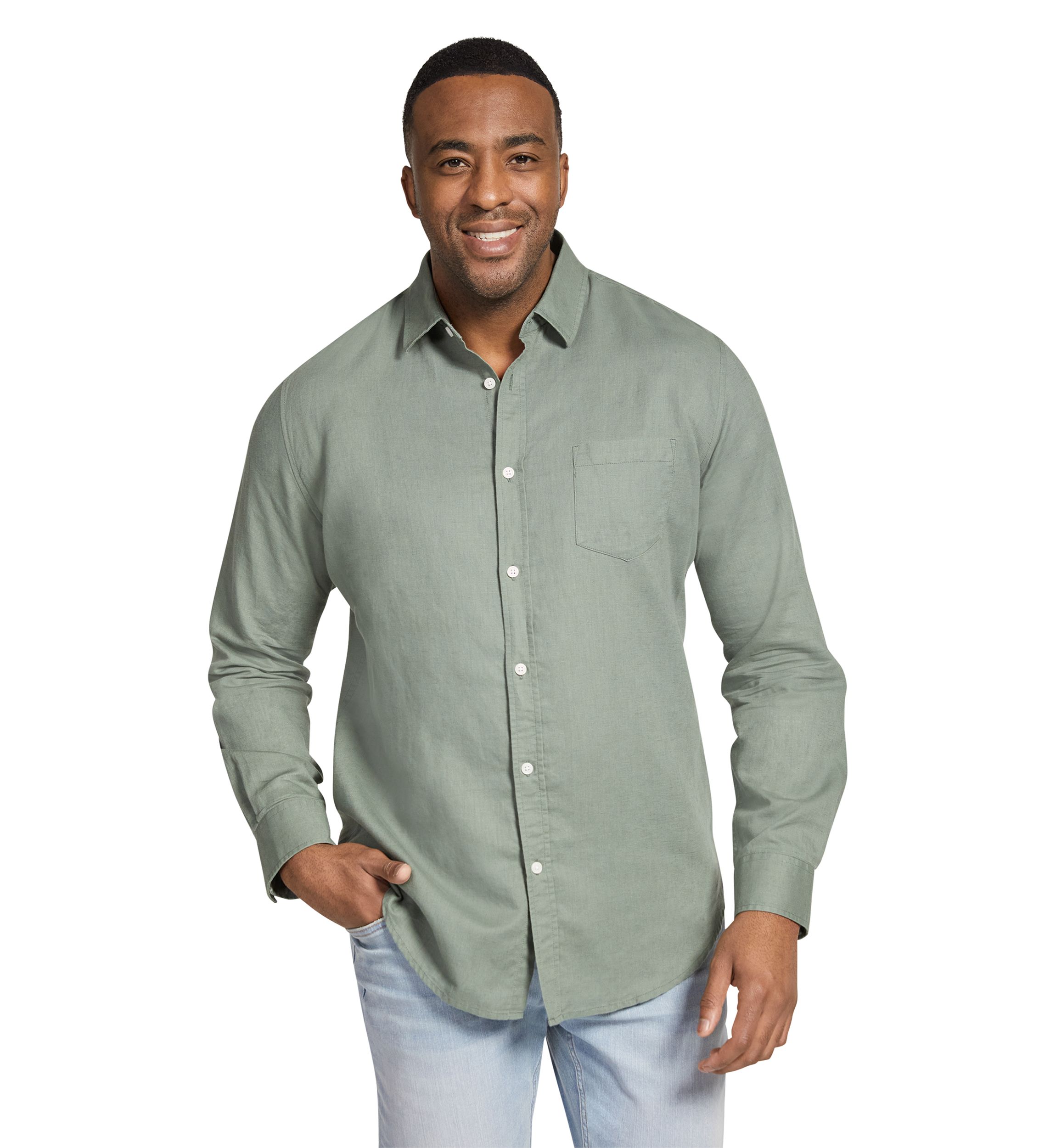 Big & Tall Linen Shirt 