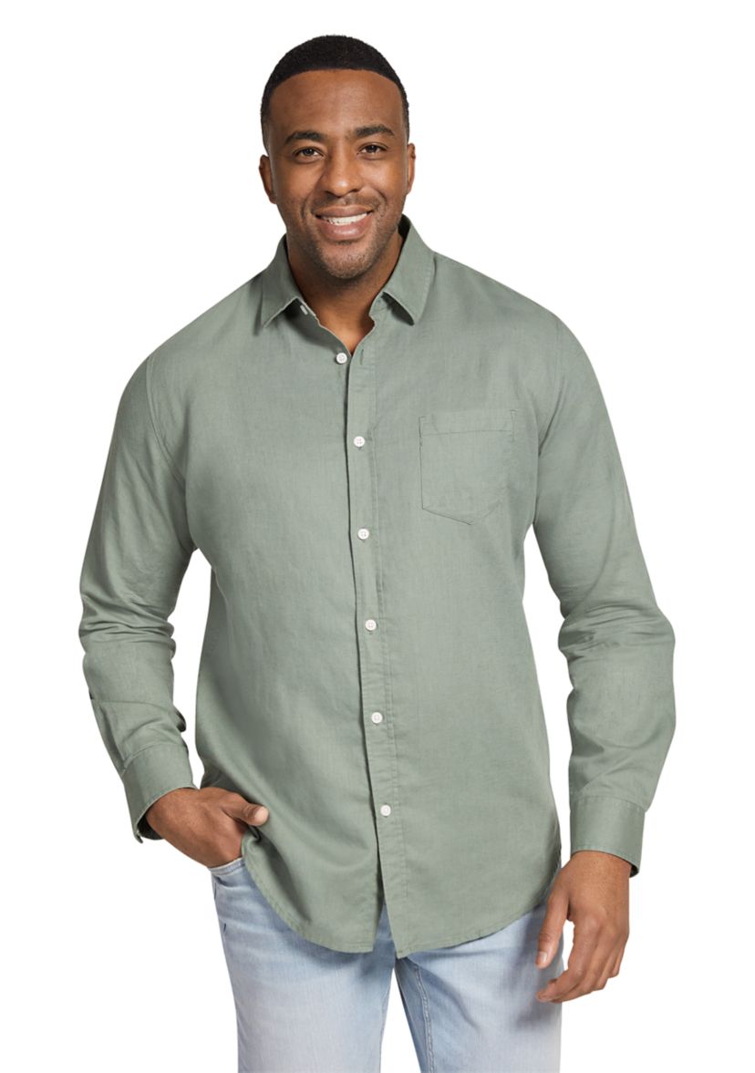 Big & Tall Linen Shirt 