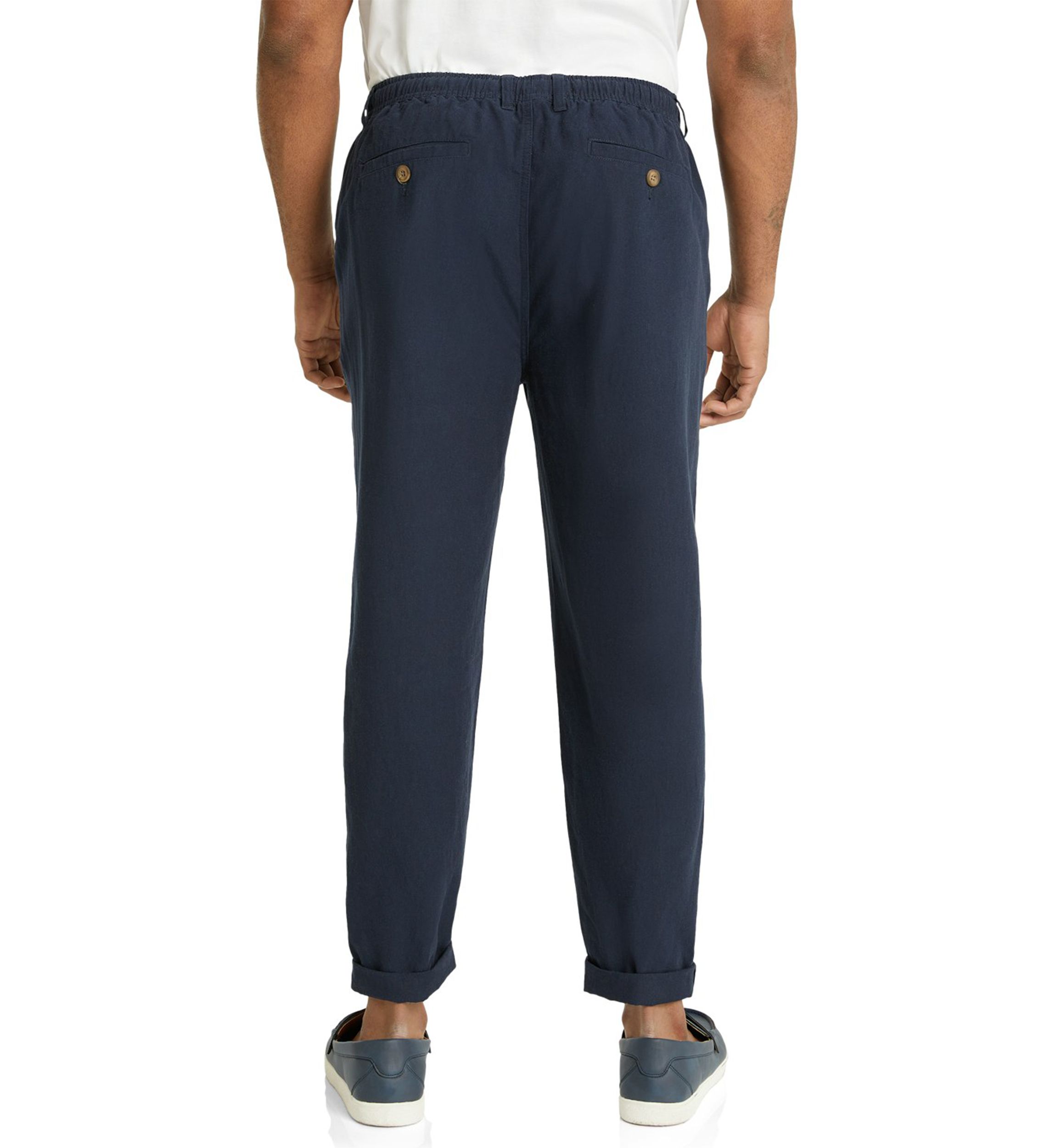 Big & Tall Linen Blend Pants