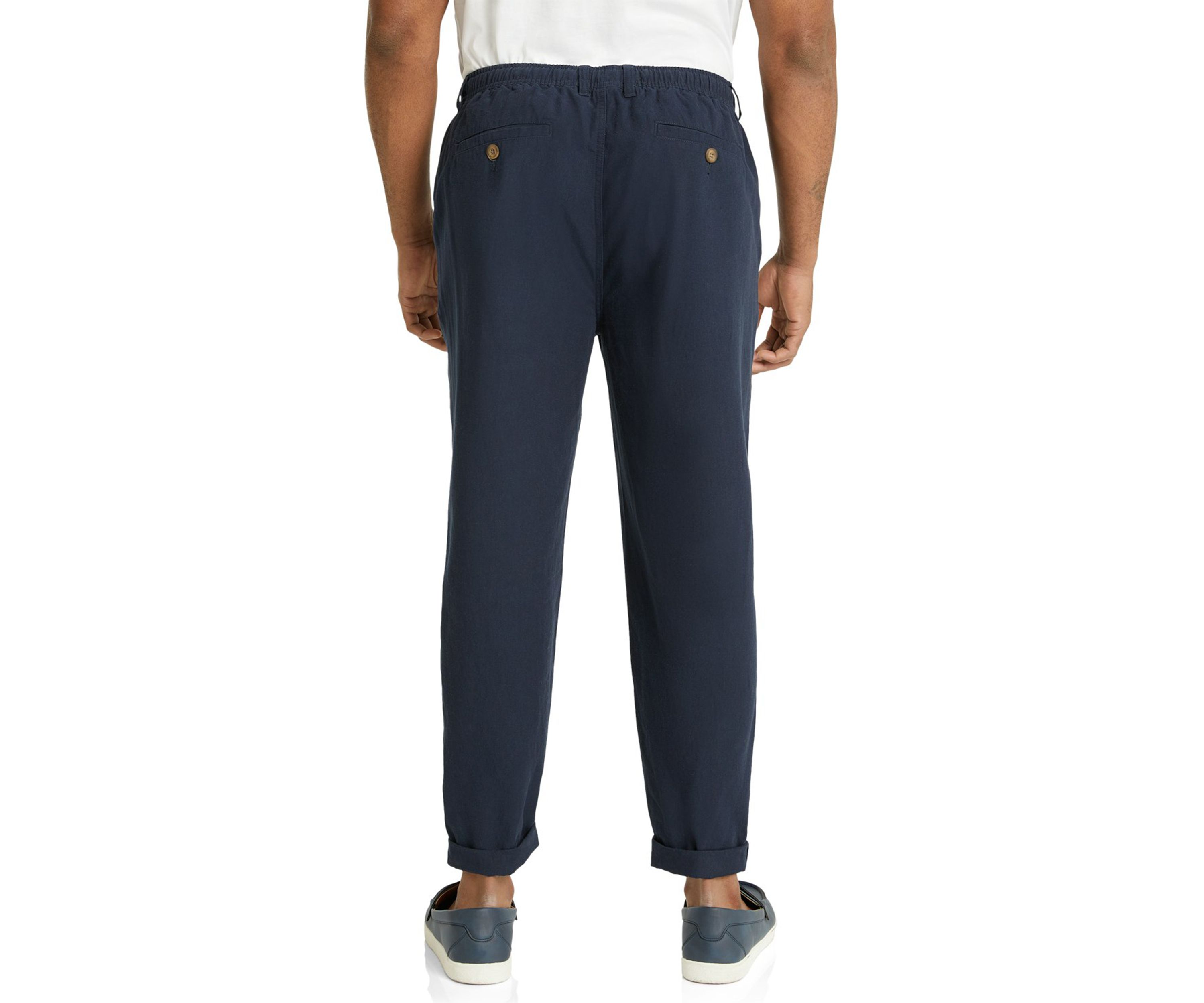 Big & Tall Linen Blend Pants