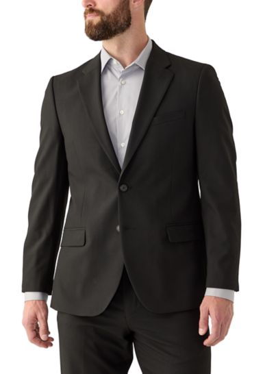 Men's Solid Suit Separate Jacket 