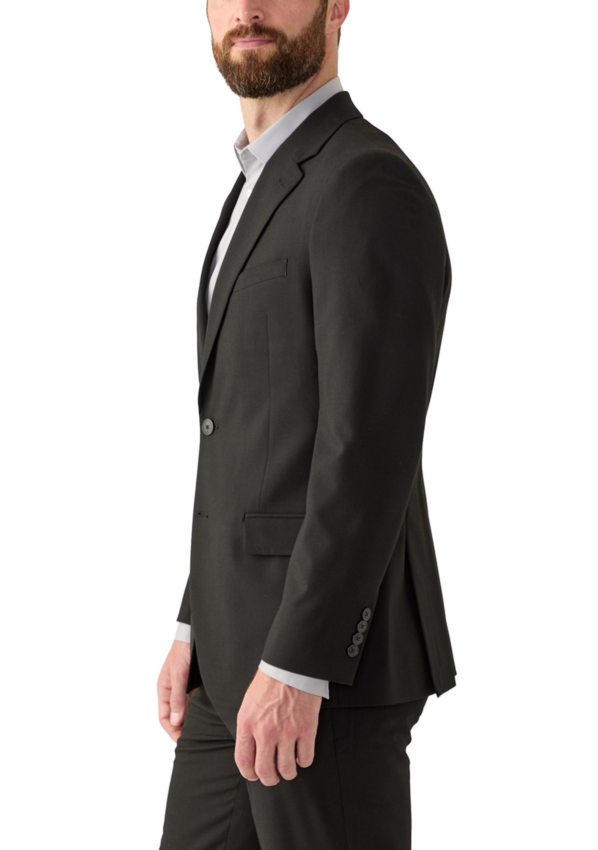 Mens Solid Suit Separate Jacket 