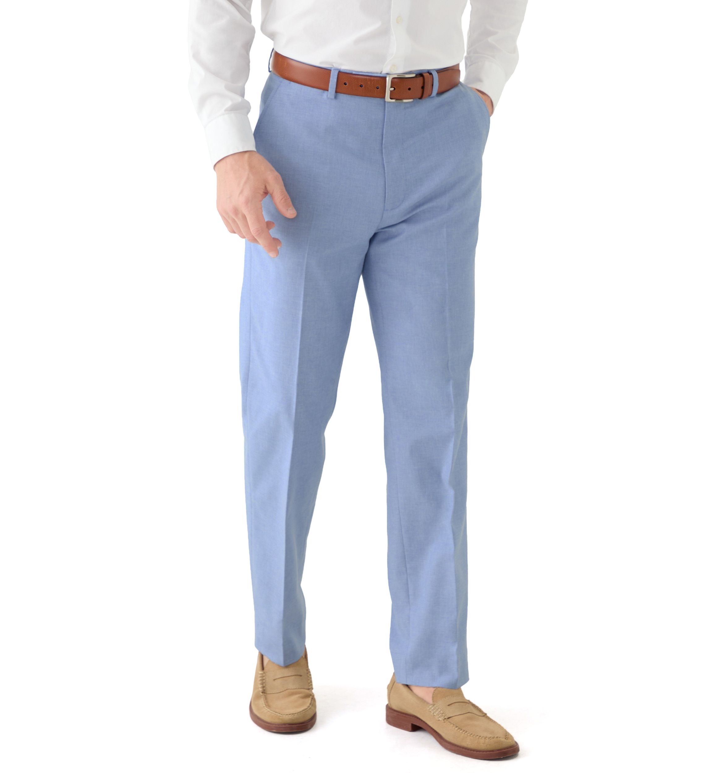 Cotton Stretch Ticweave Pants