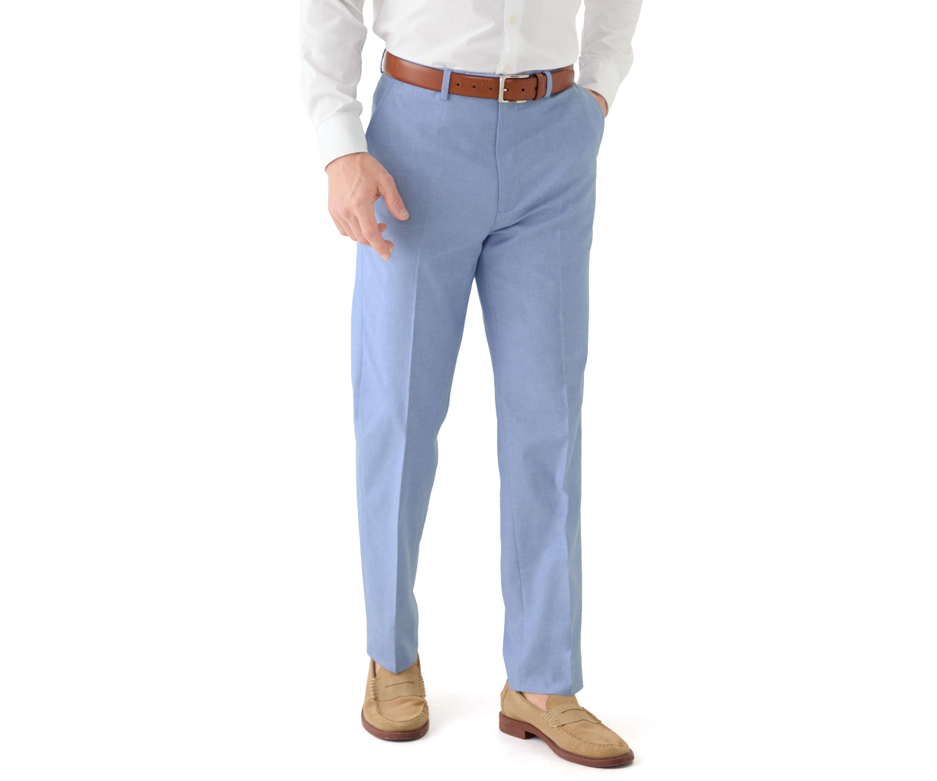 Cotton Stretch Ticweave Pants