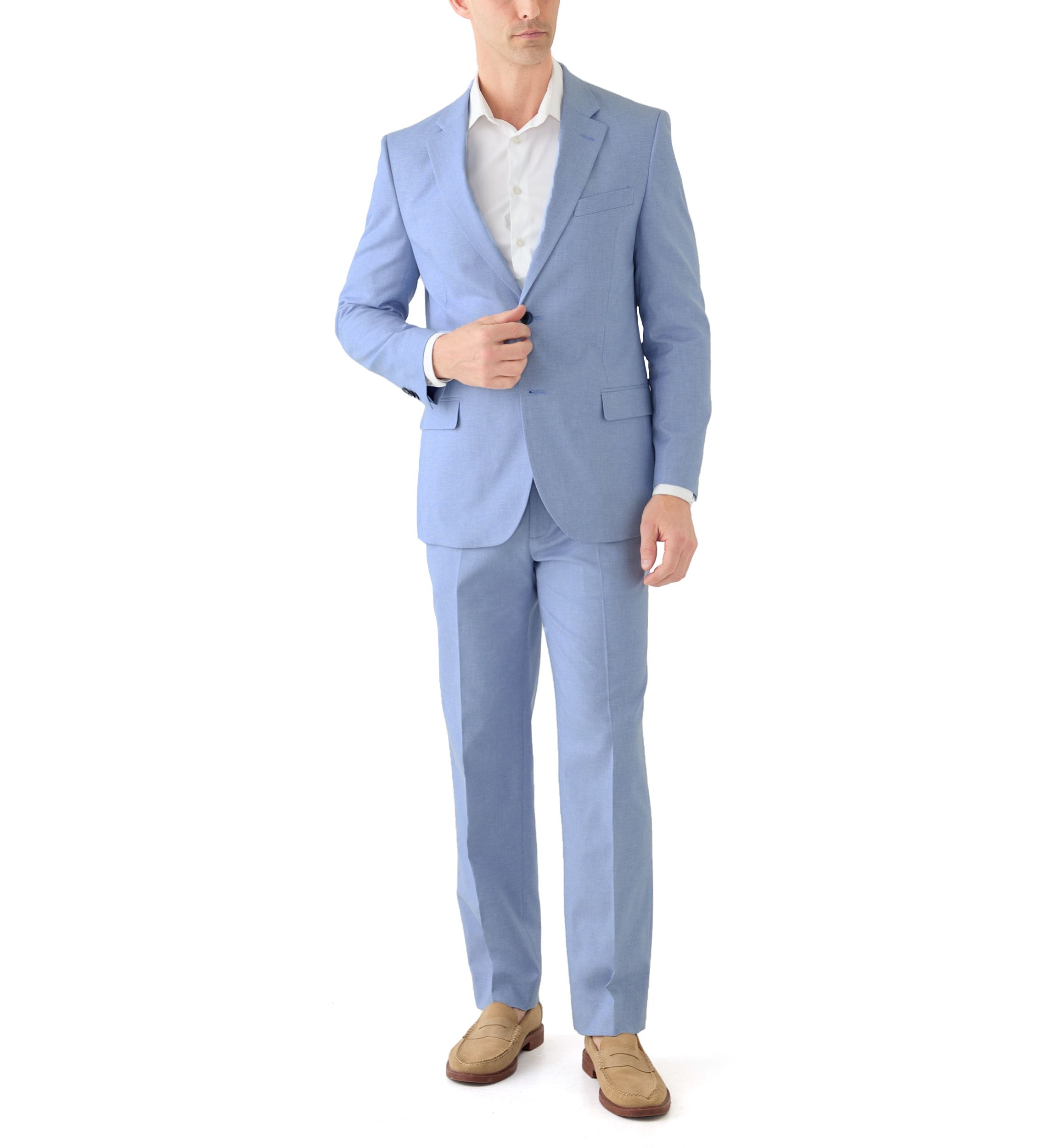 Cotton Stretch Ticweave Pants