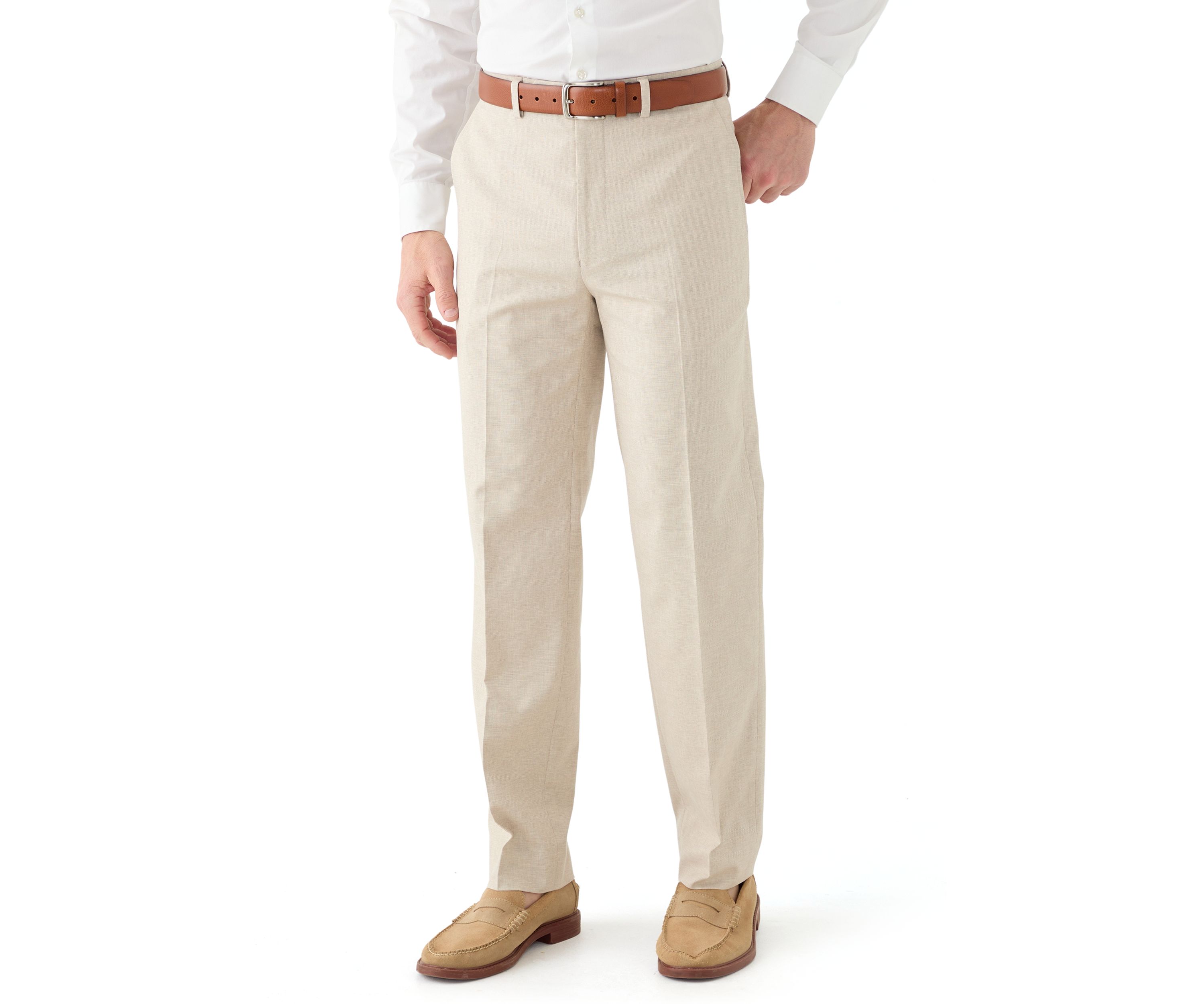 Cotton Stretch Ticweave Pants