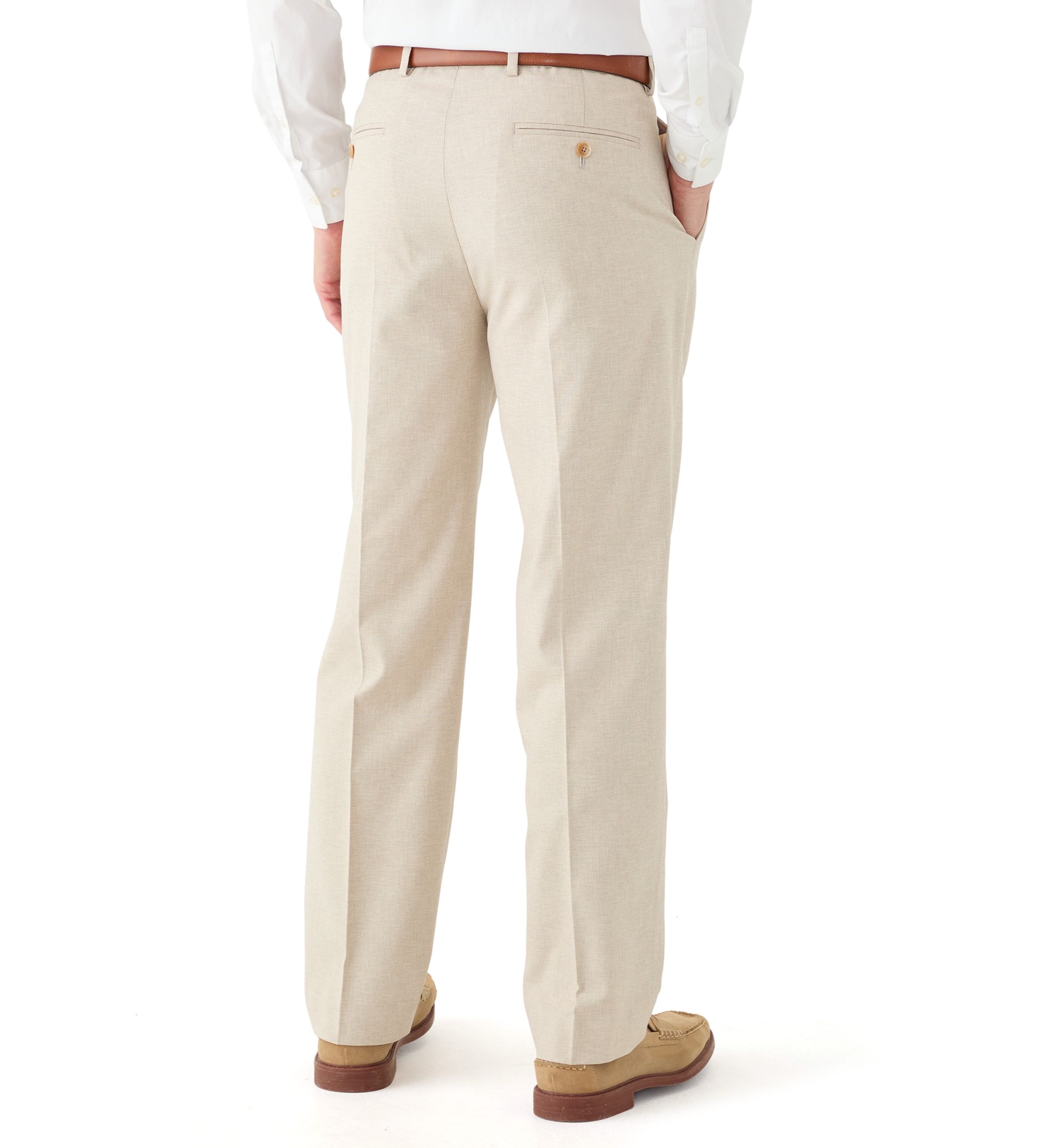Cotton Stretch Ticweave Pants